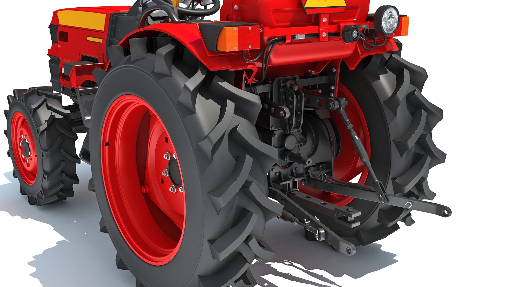 Mahindra Tractor 3D Model