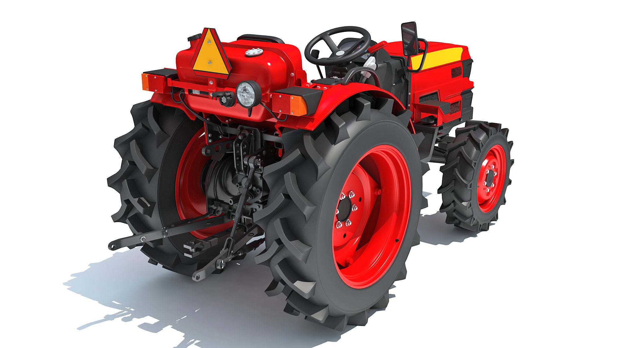 Mahindra Tractor 3D Model