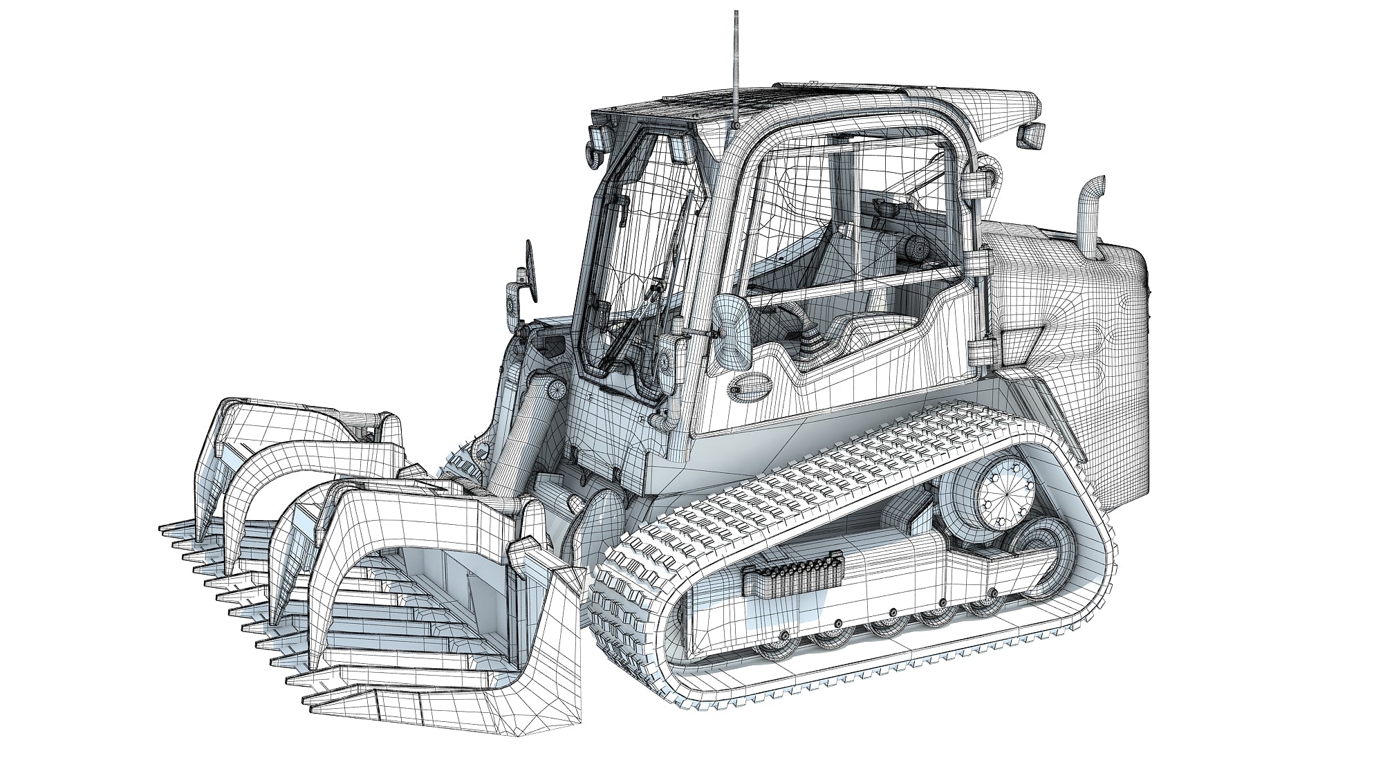 Manure Fork Skid Steer Loader