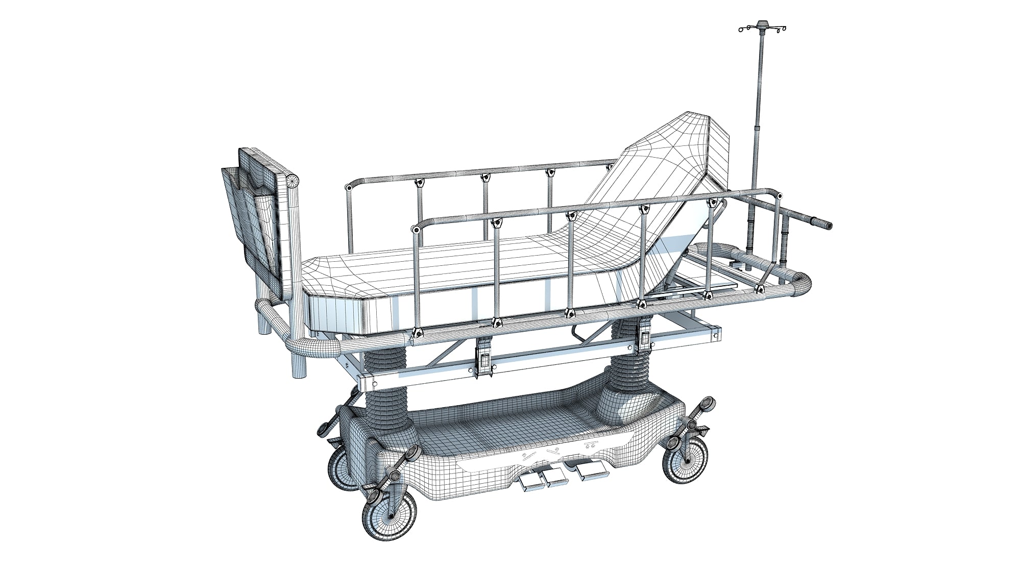 Medical Stretcher Trolley