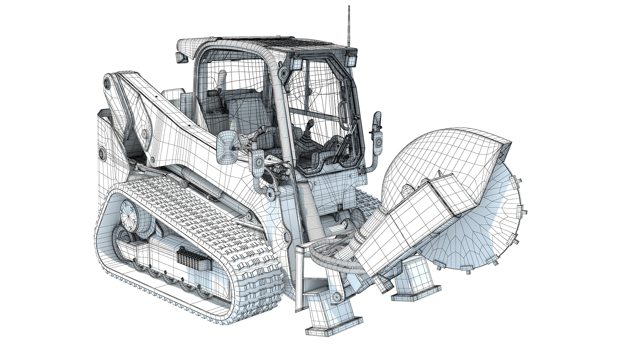 Skid Steer Stump Grinder Cutter