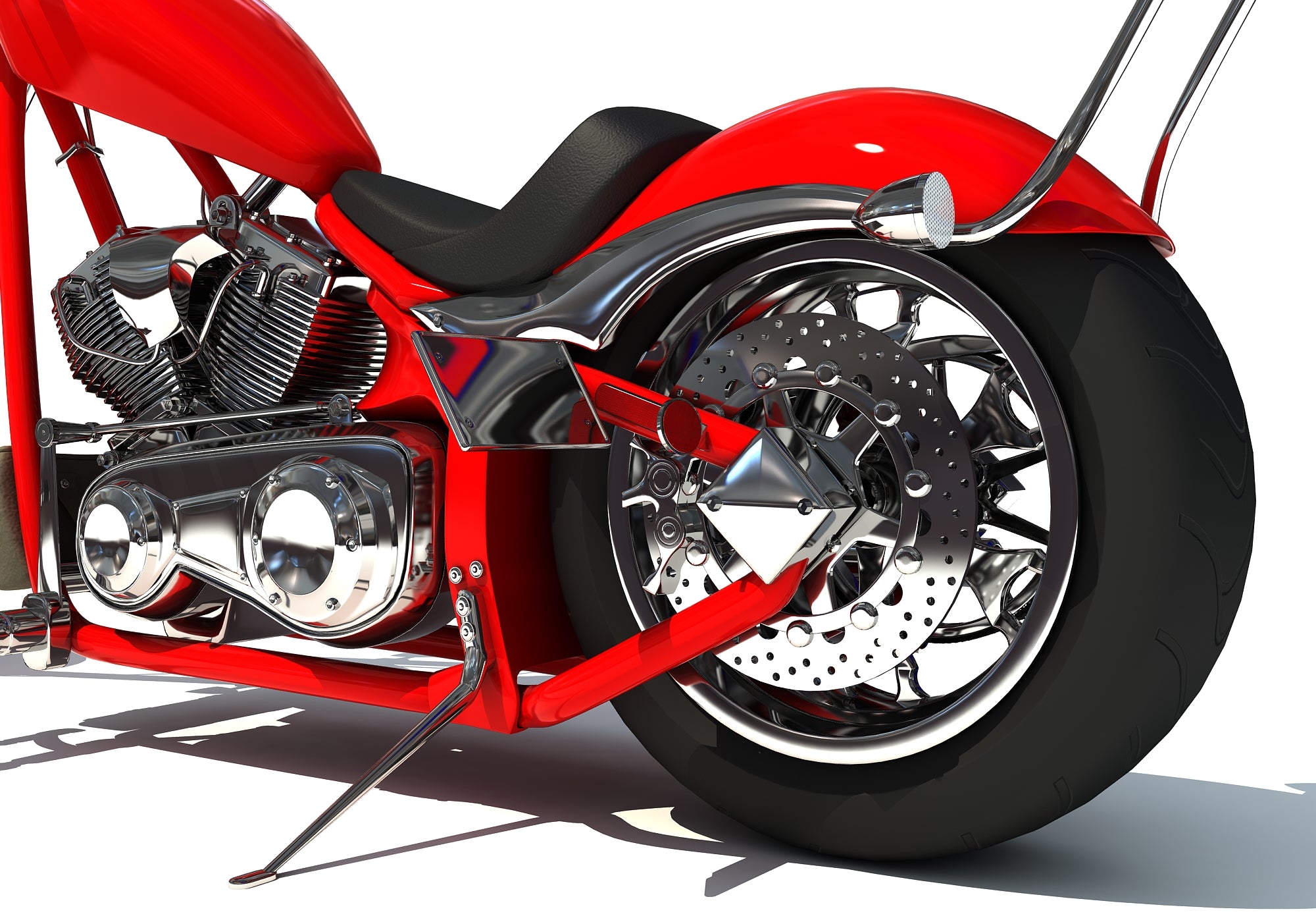 3D Chopper Bike