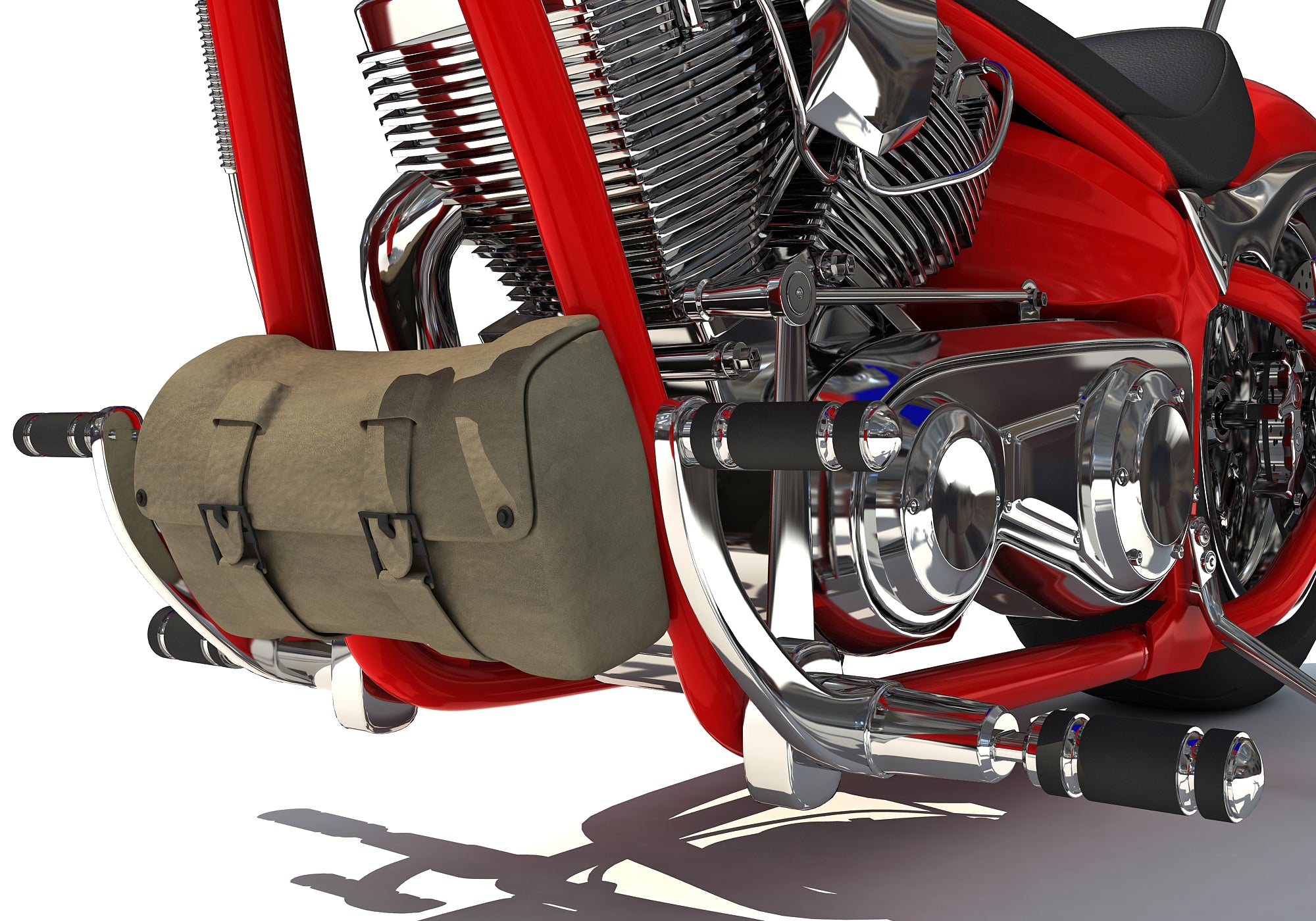 3D Chopper Bike