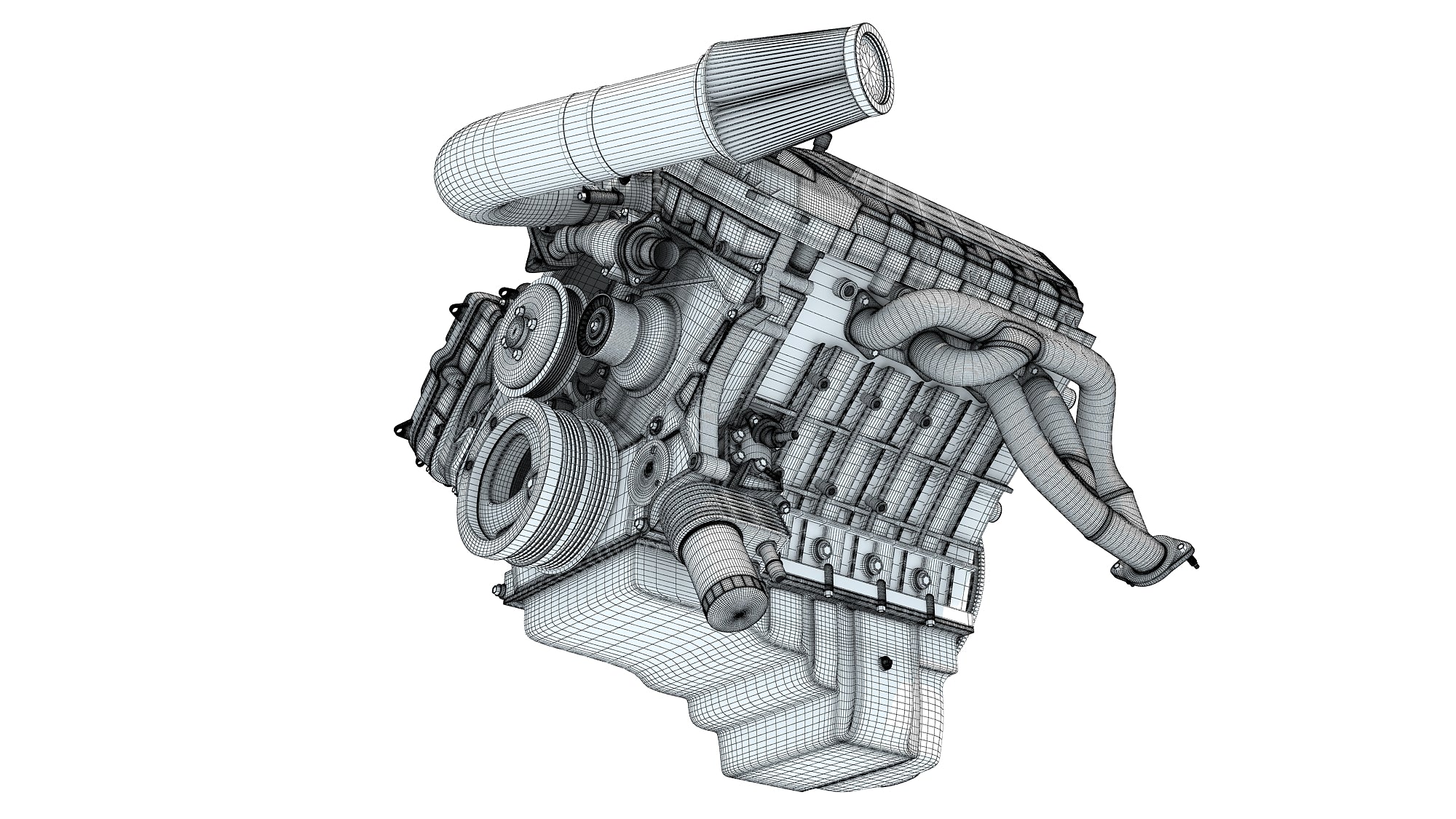 V8 Engine 3D Models – 3D Horse
