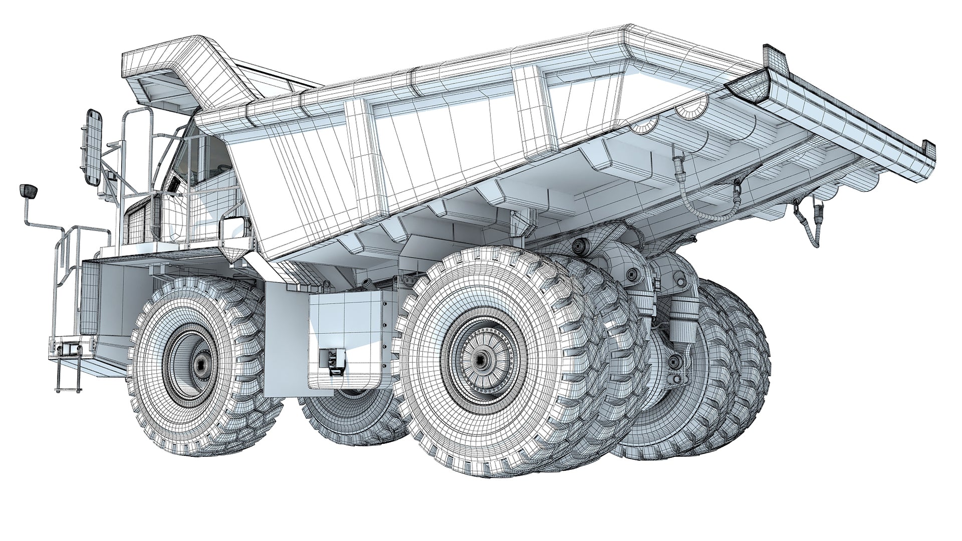 Off Highway Mining Dump Truck