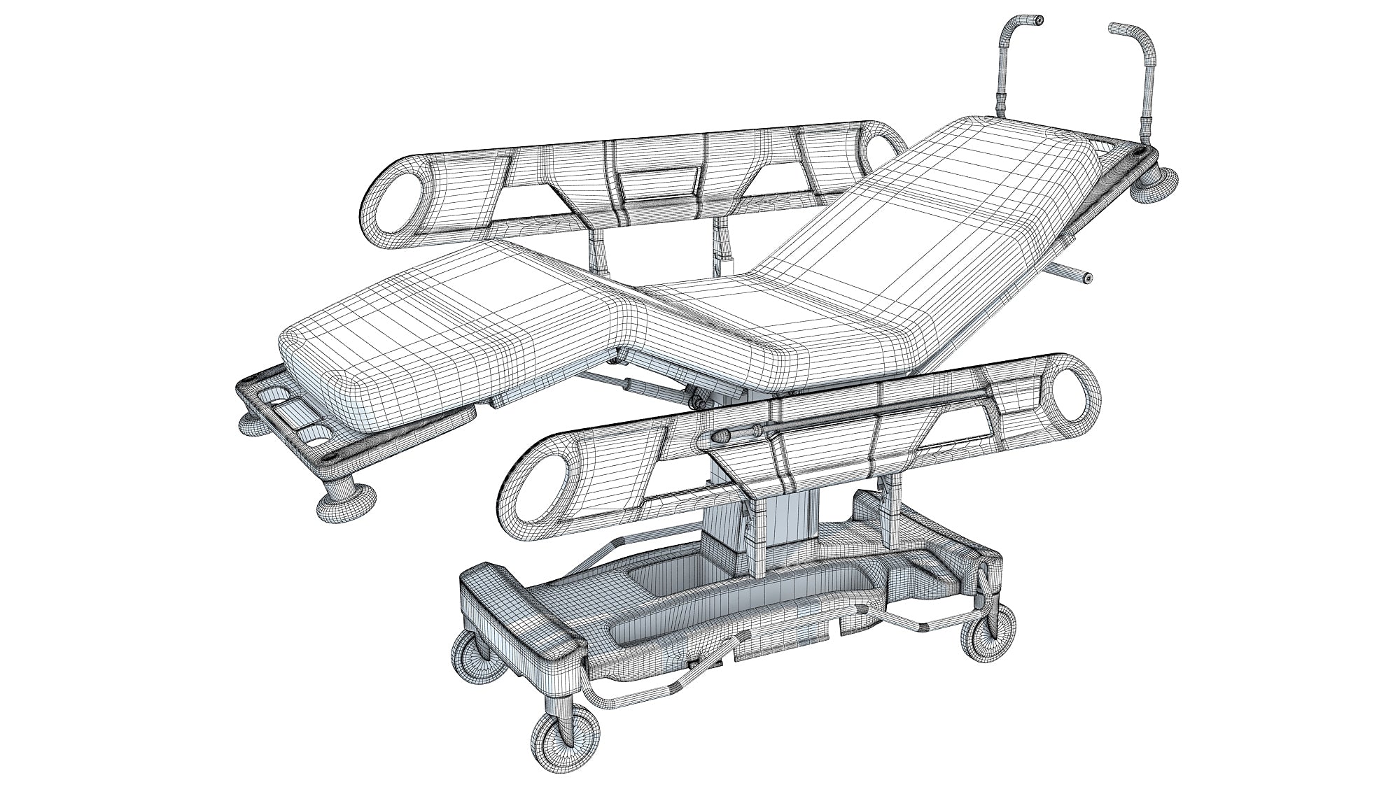 Patient Transfer Stretcher Trolley