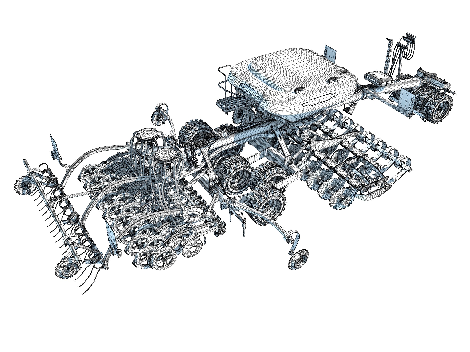 Seeder Planter 3D Models