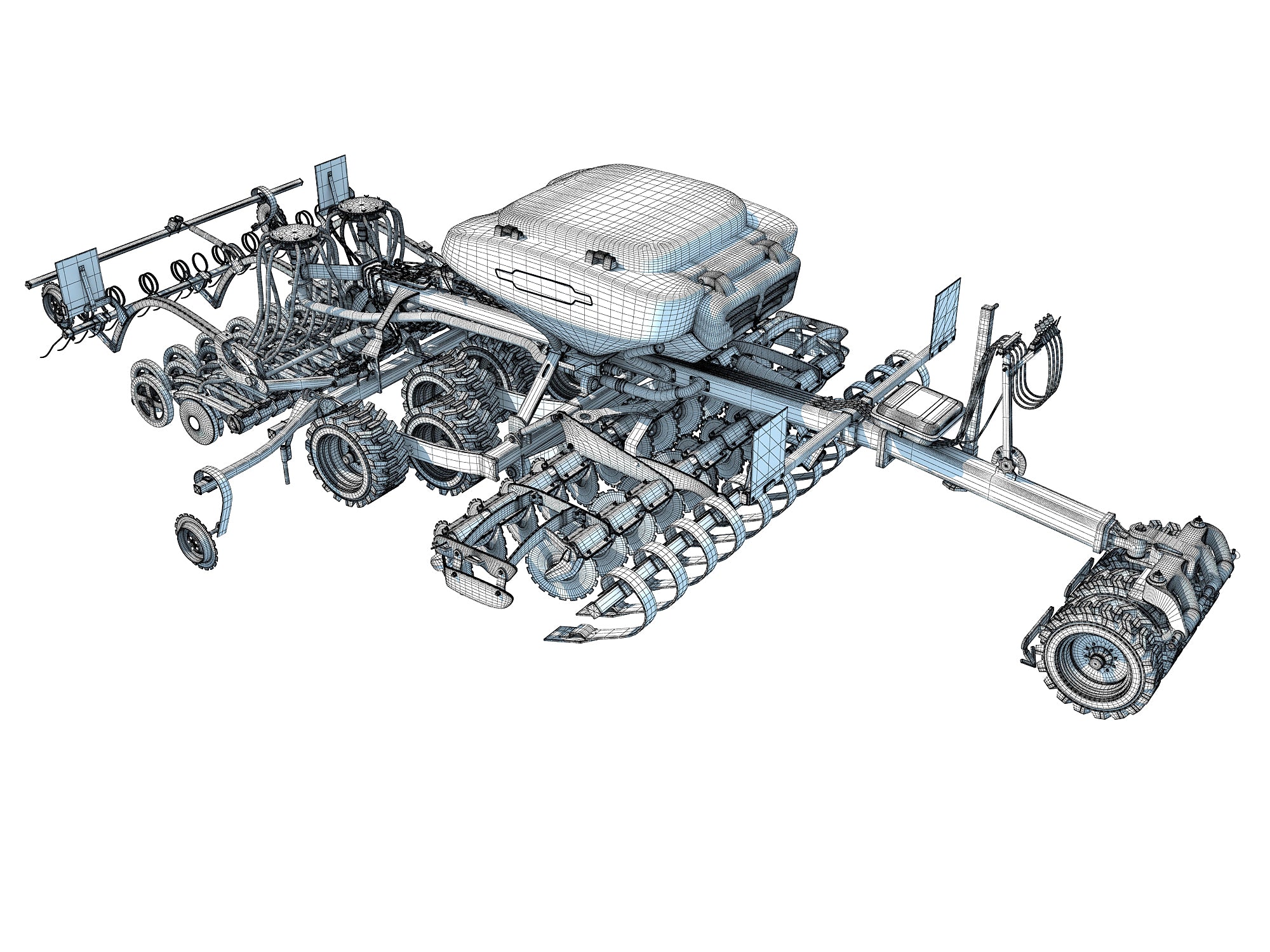 Seeder Planter 3D Models