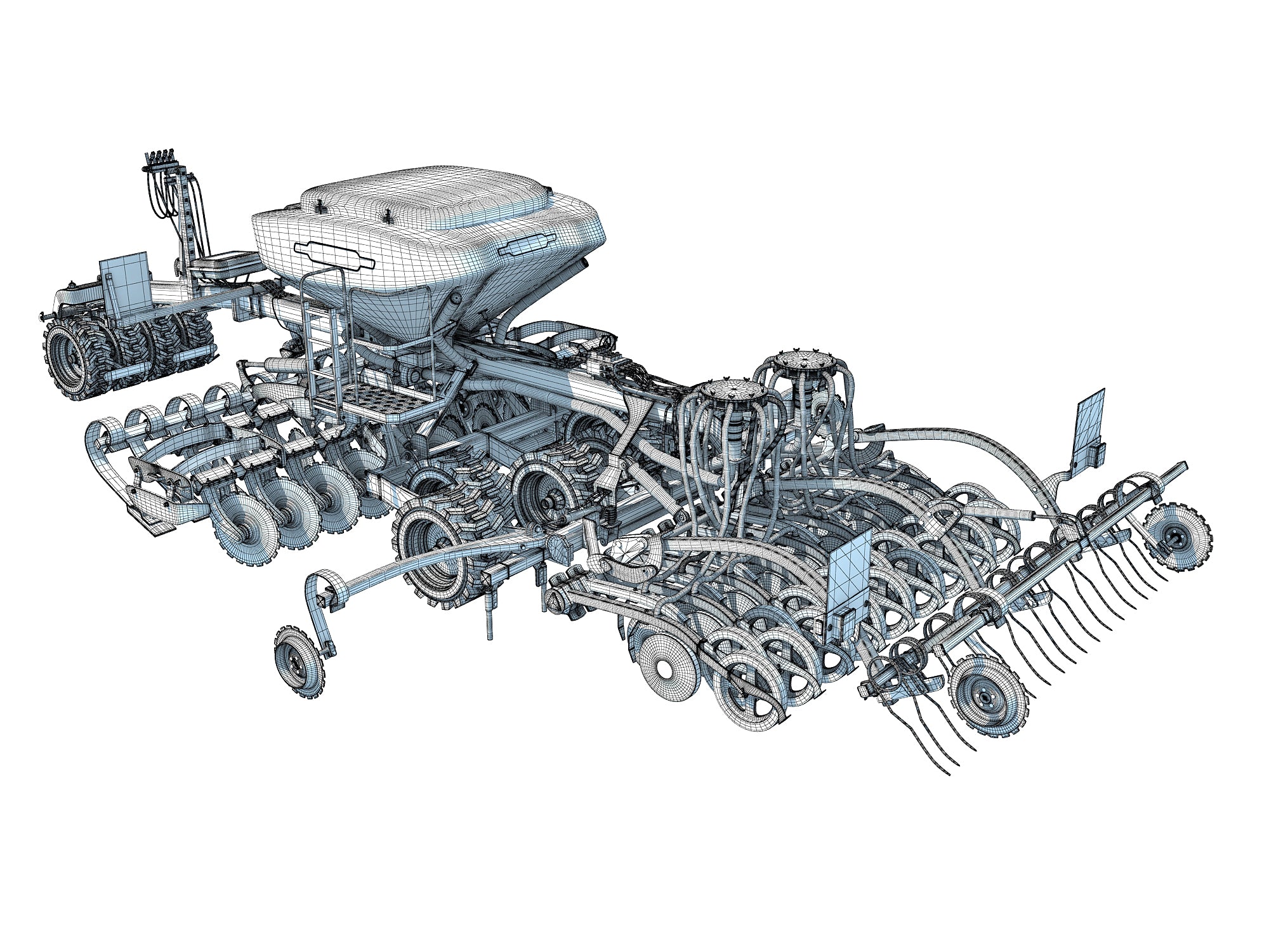 Seeder Planter 3D Models