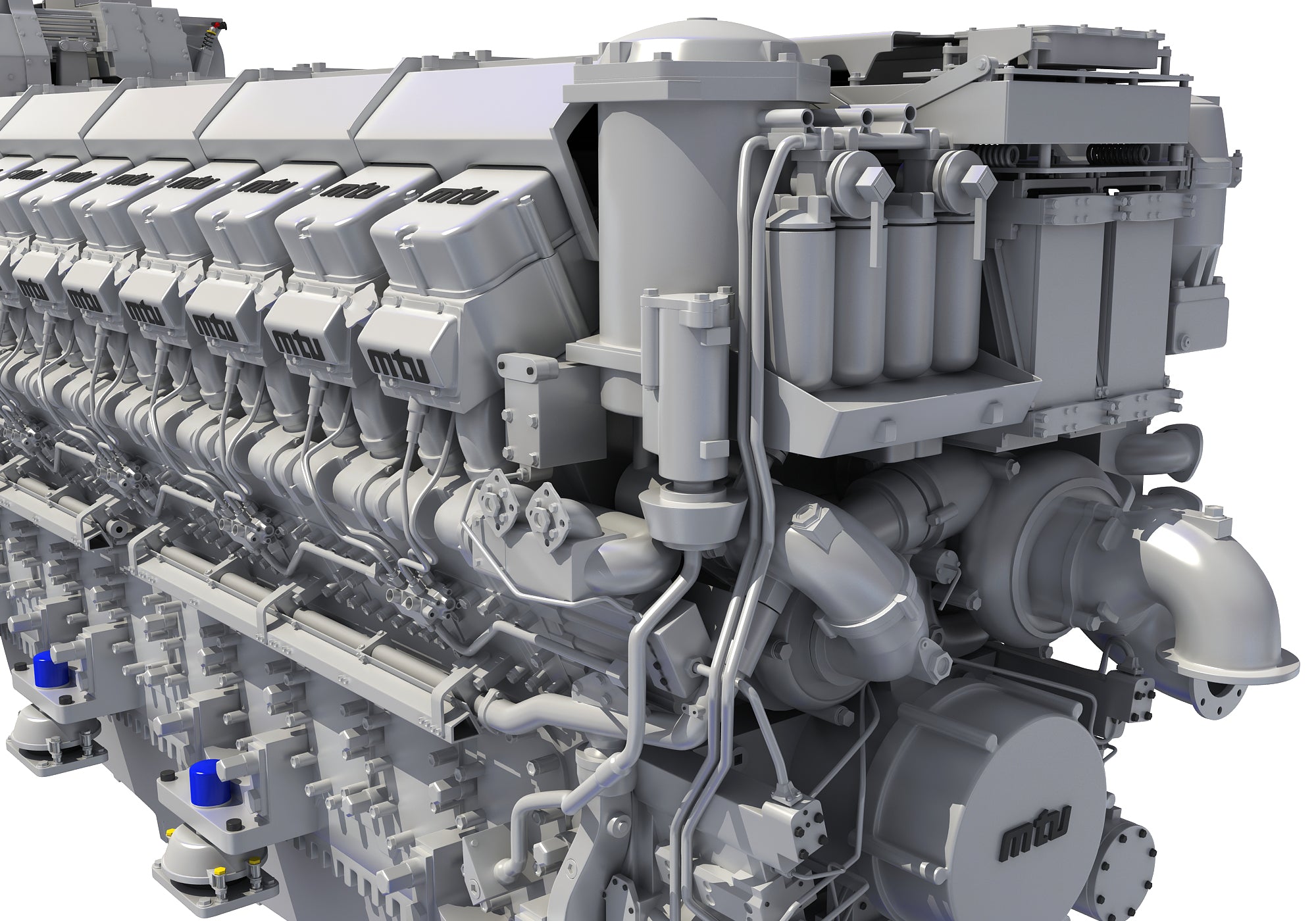 V20 Propulsion Engine MTU 3D Models – 3D Horse
