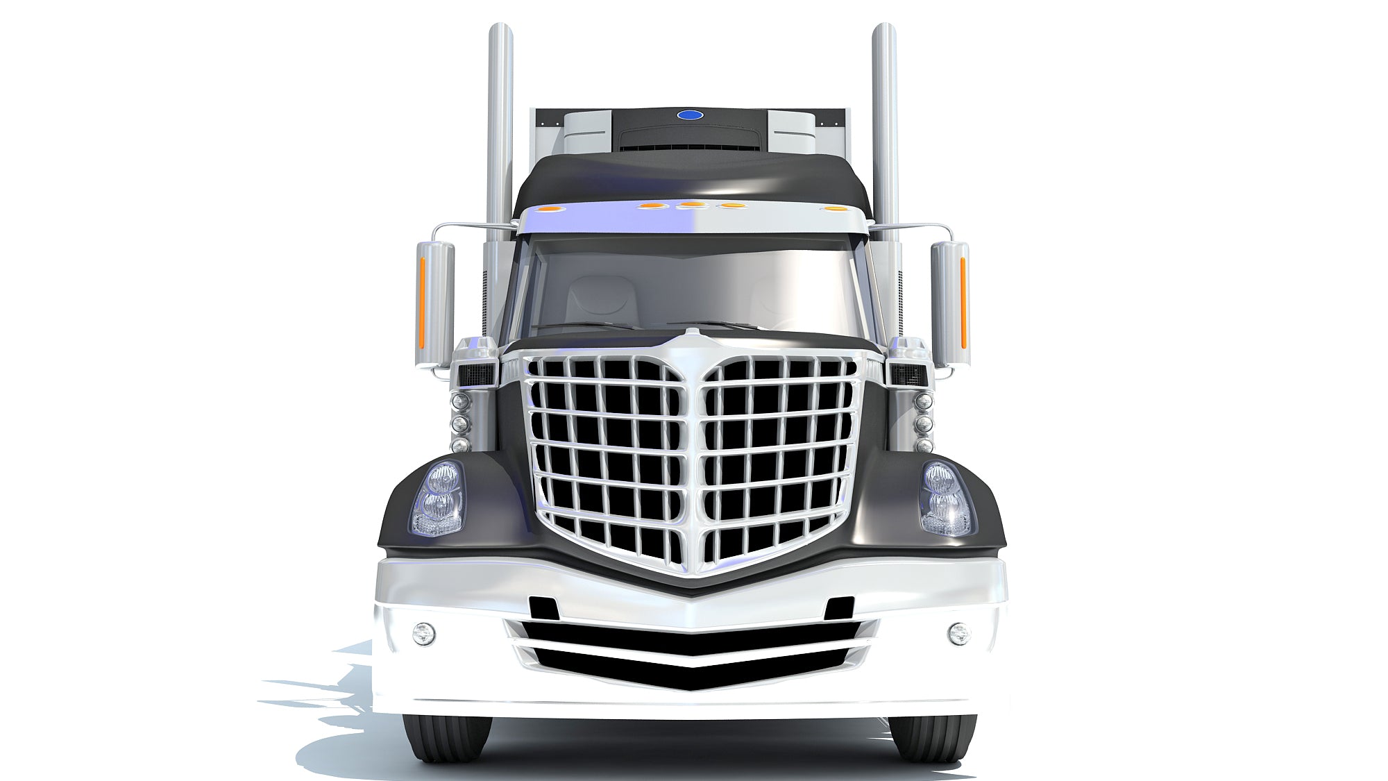 Truck with Reefer Refrigerator Trailer