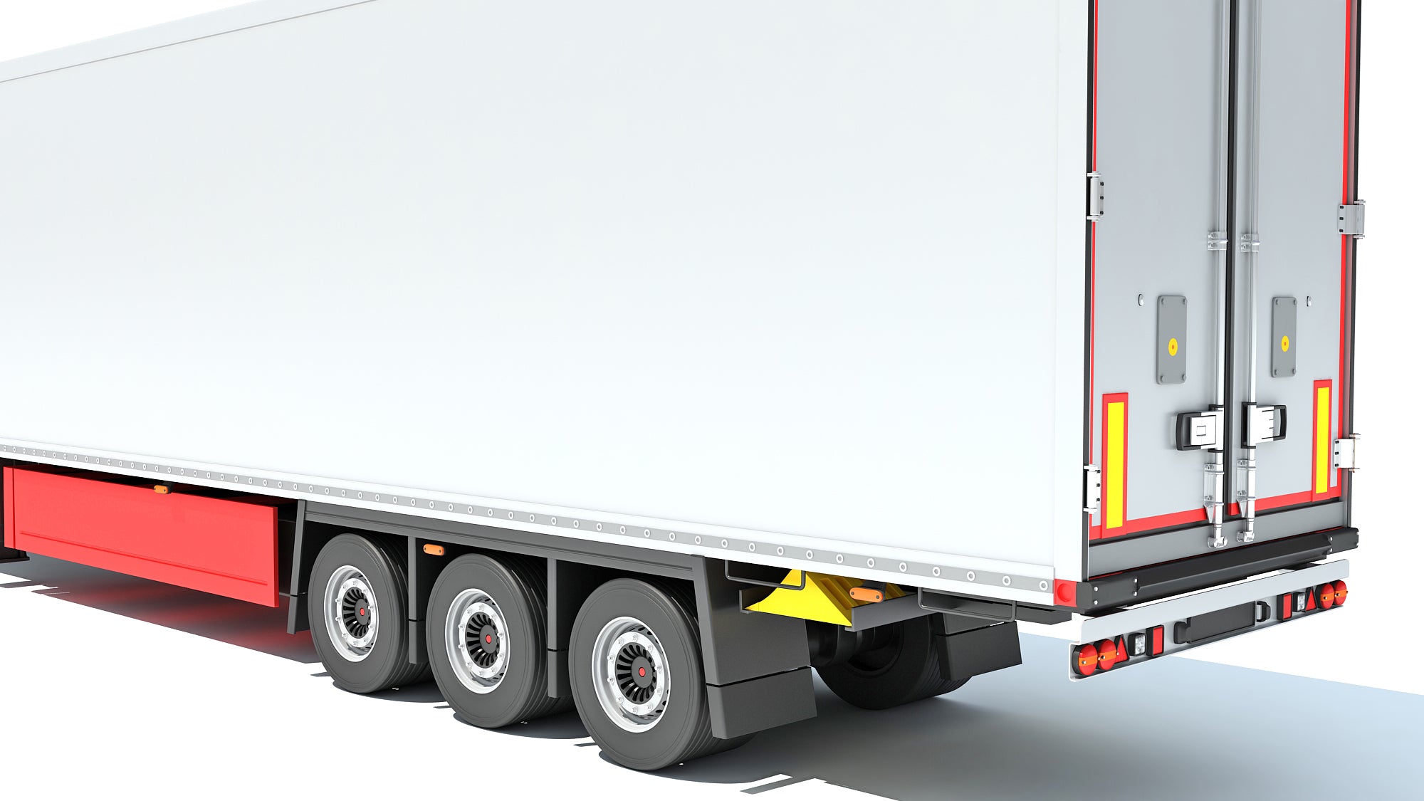 Truck with Reefer Refrigerator Trailer