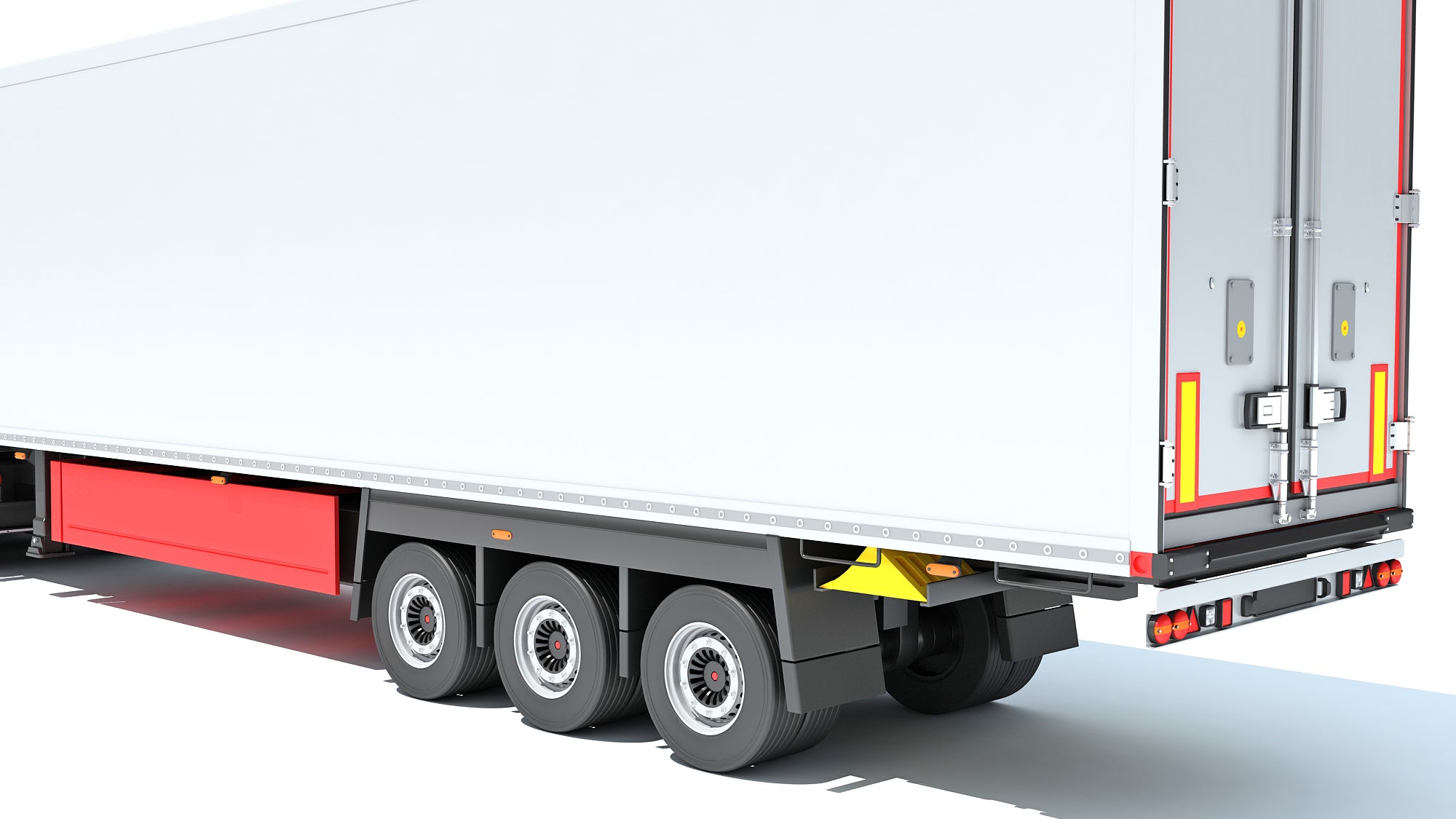 Truck with Reefer Refrigerator Trailer