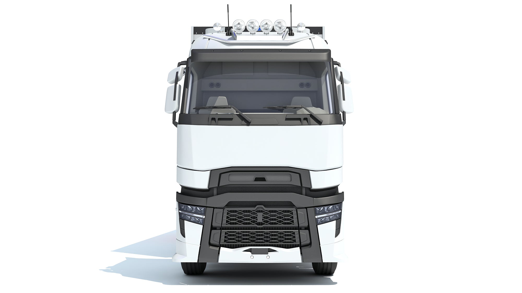 Truck with Reefer Refrigerator Trailer