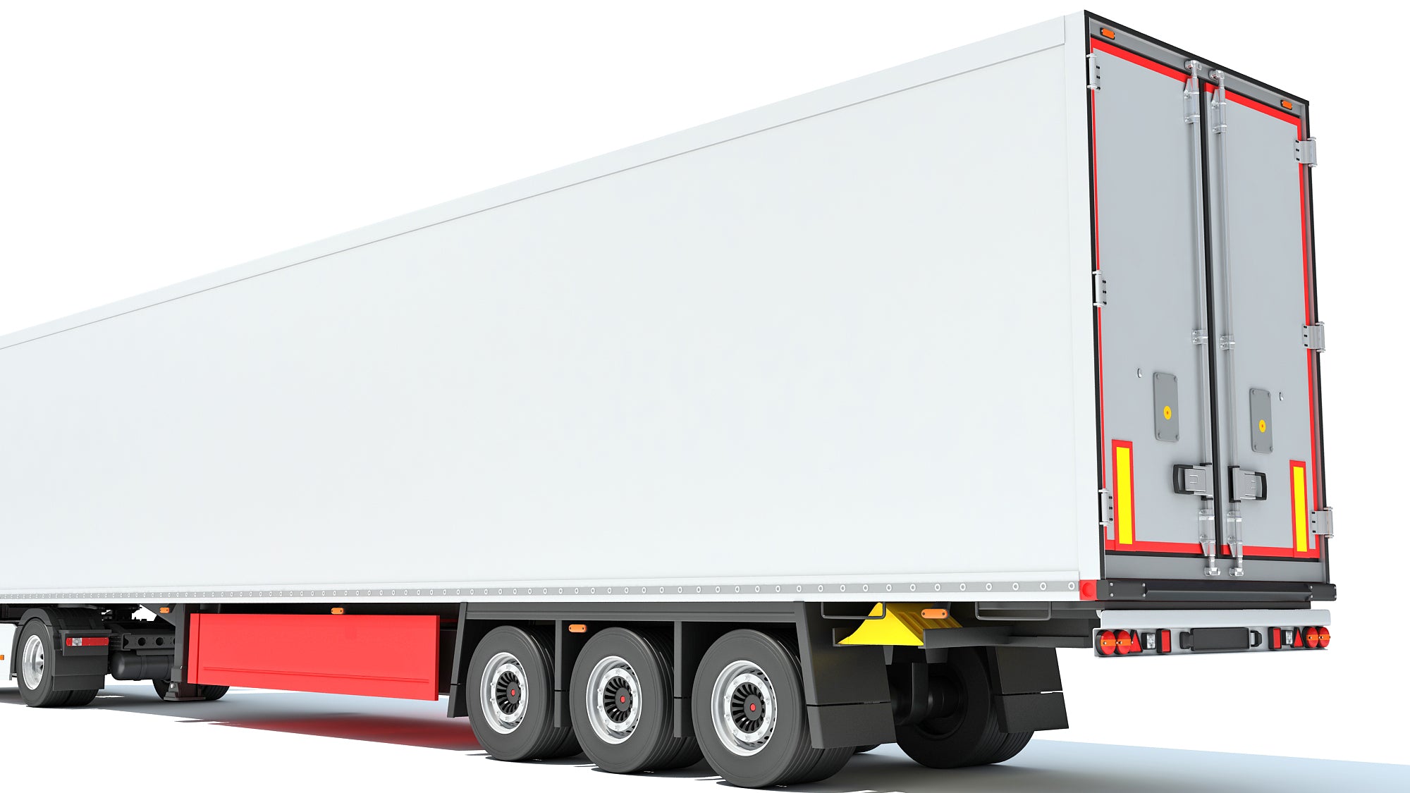 Truck with Reefer Refrigerator Trailer