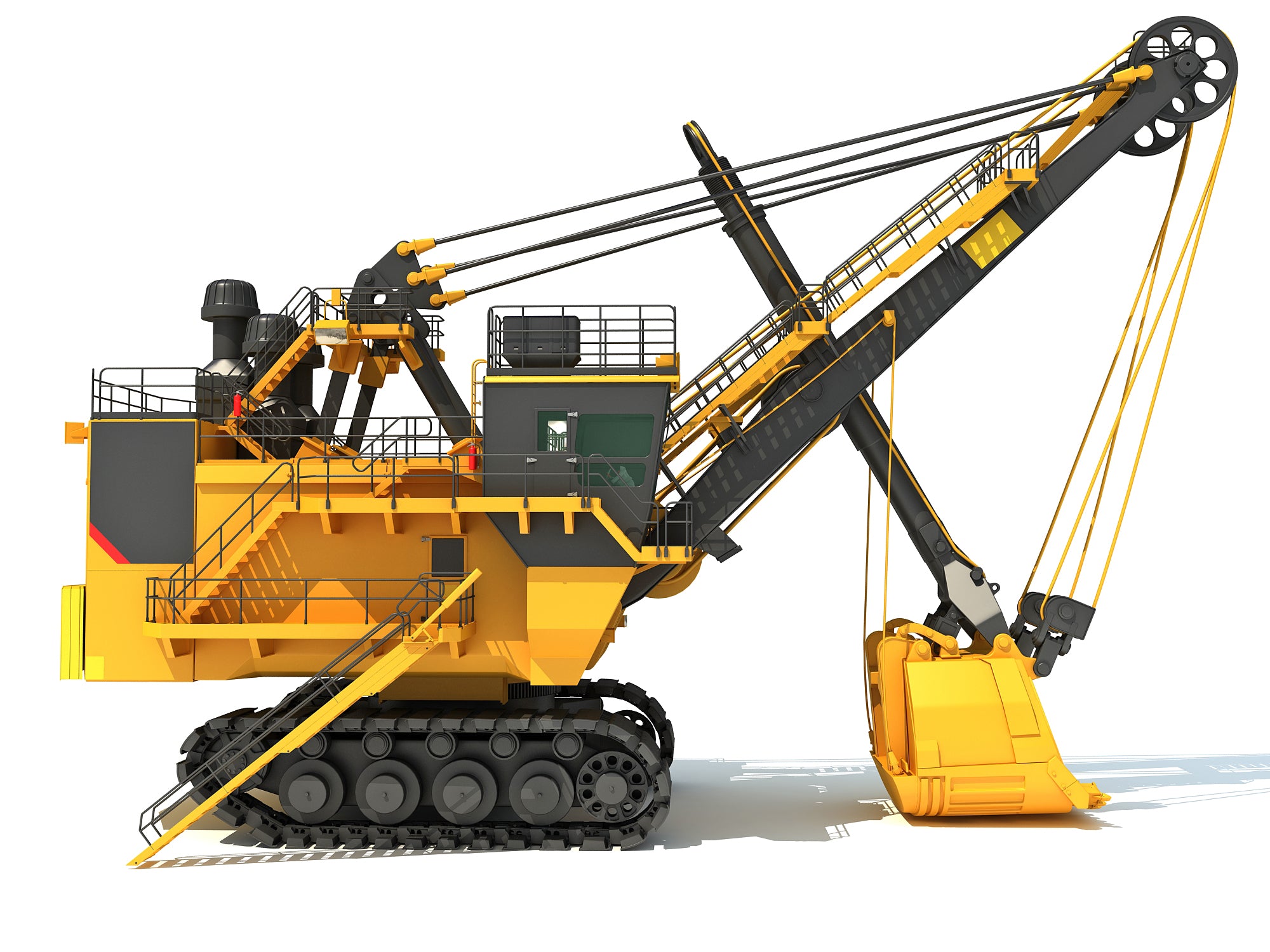 3D Electric Rope Shovel