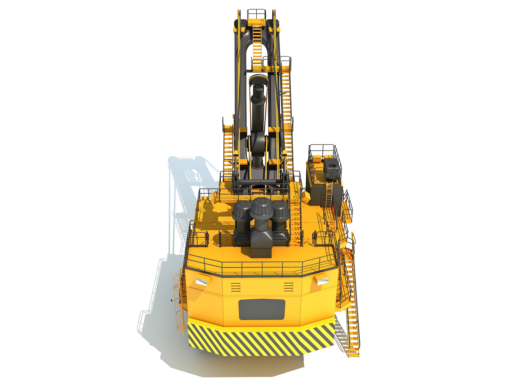 3D Electric Rope Shovel
