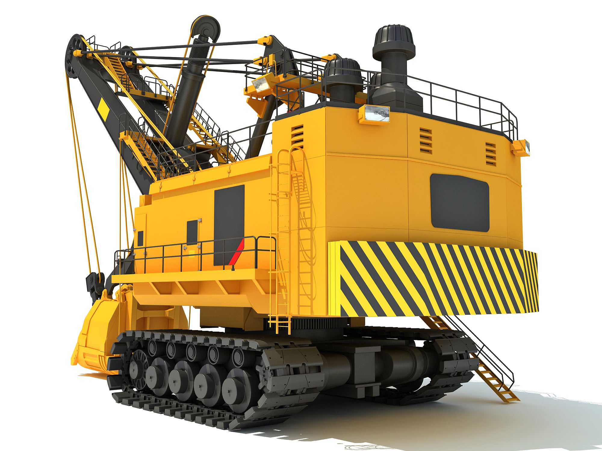 3D Electric Rope Shovel