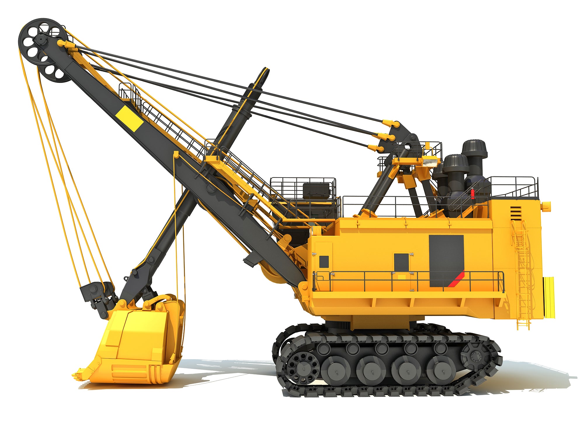 3D Electric Rope Shovel
