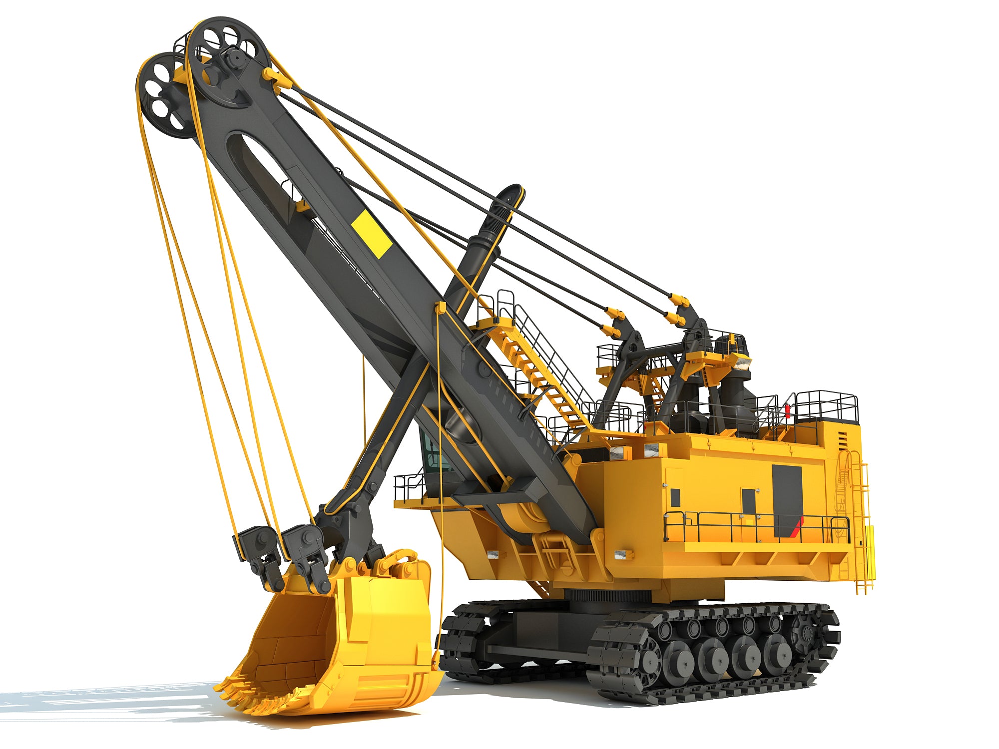 3D Electric Rope Shovel