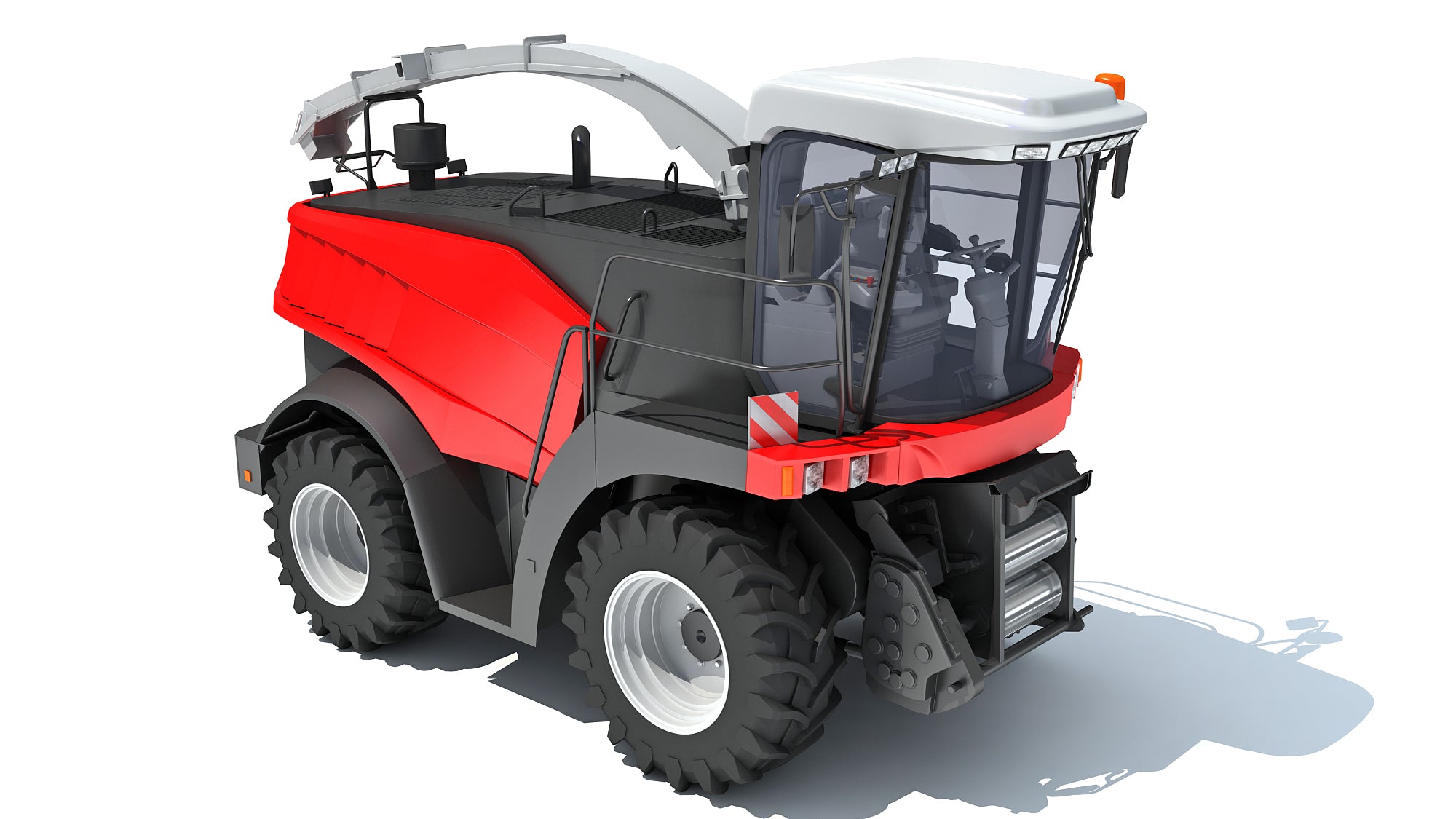 Combine Harvester 3D Model