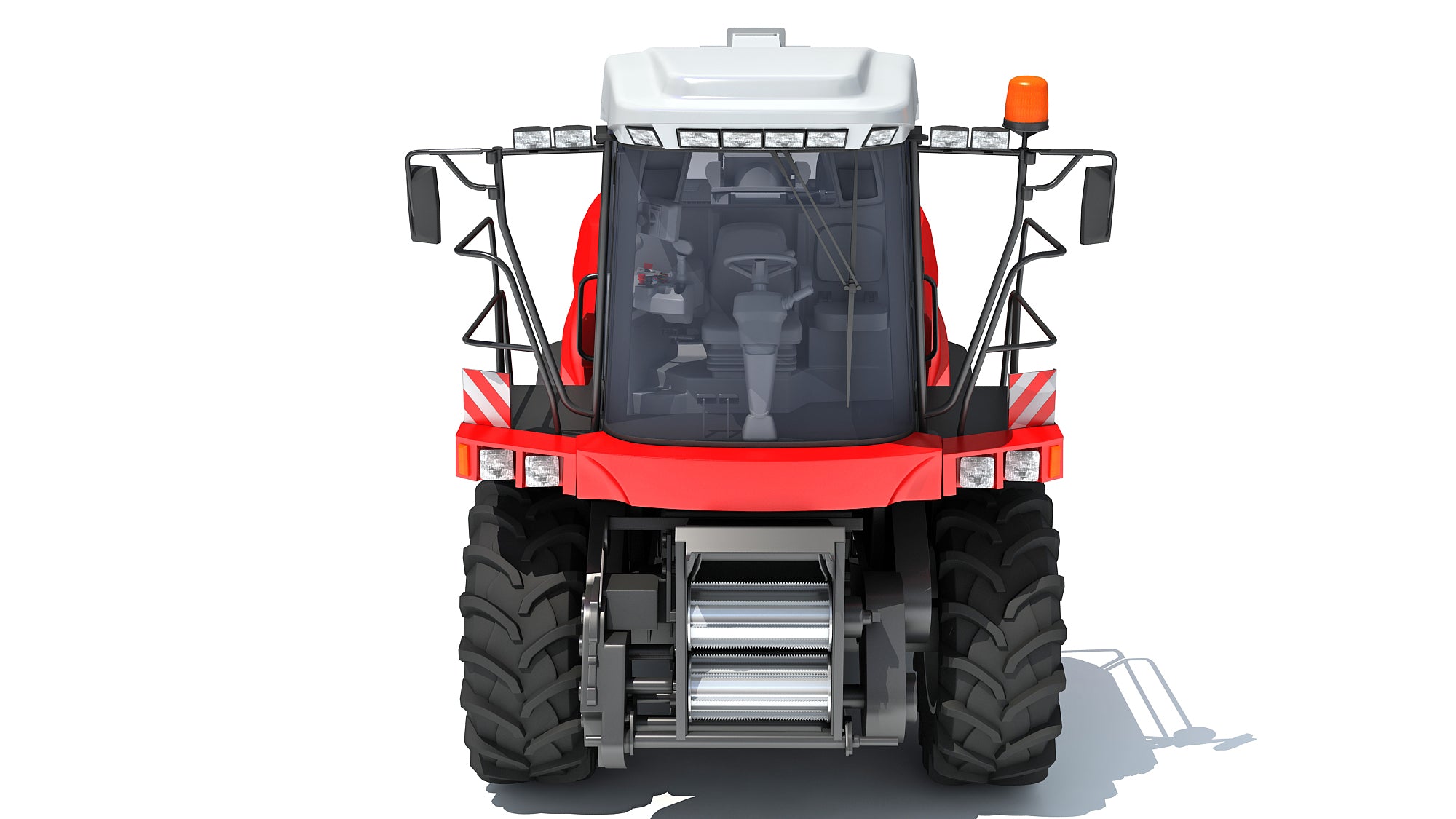Combine Harvester 3D Model