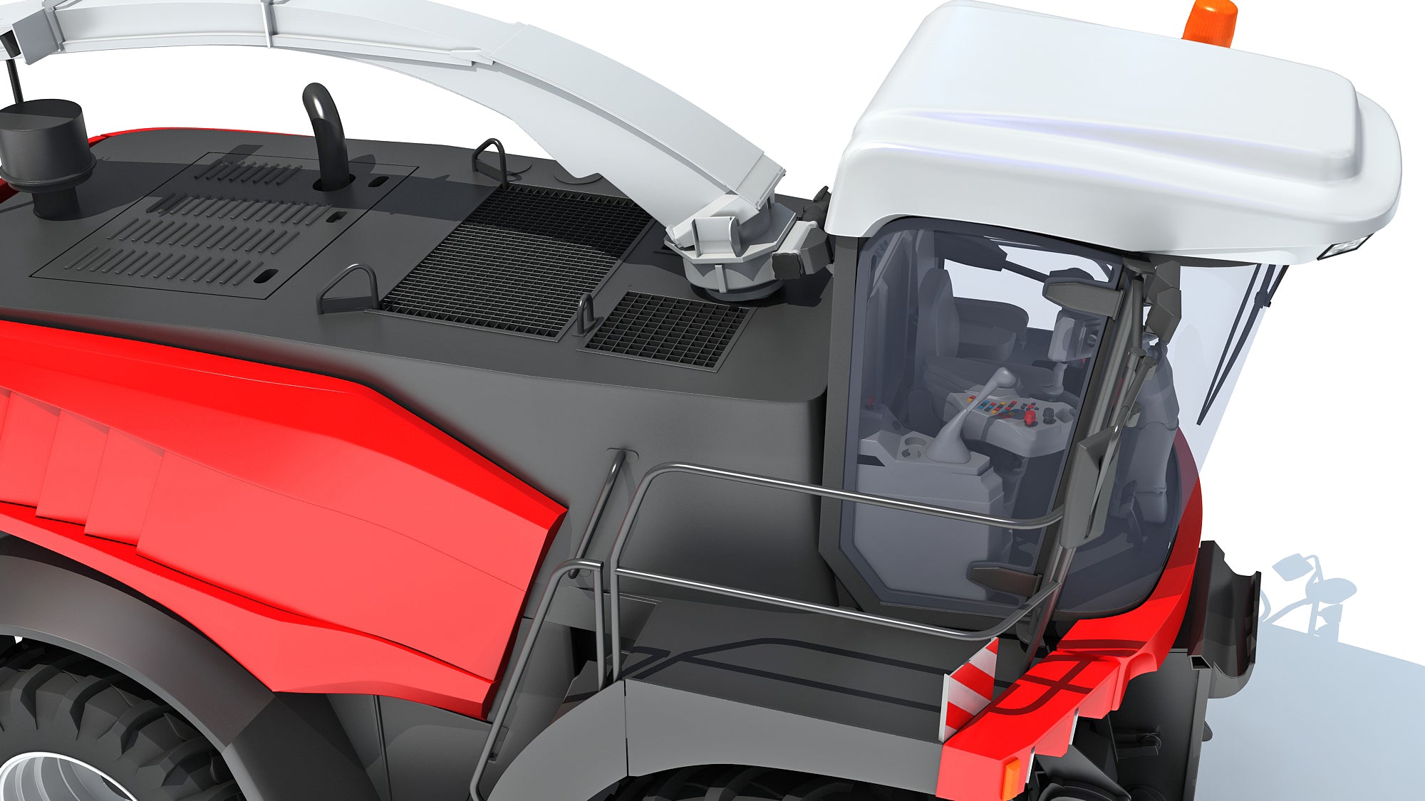 Combine Harvester 3D Model