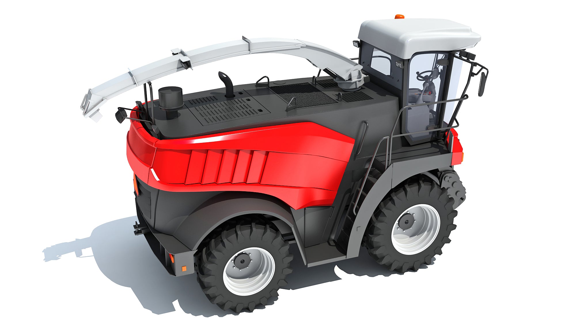 Combine Harvester 3D Model