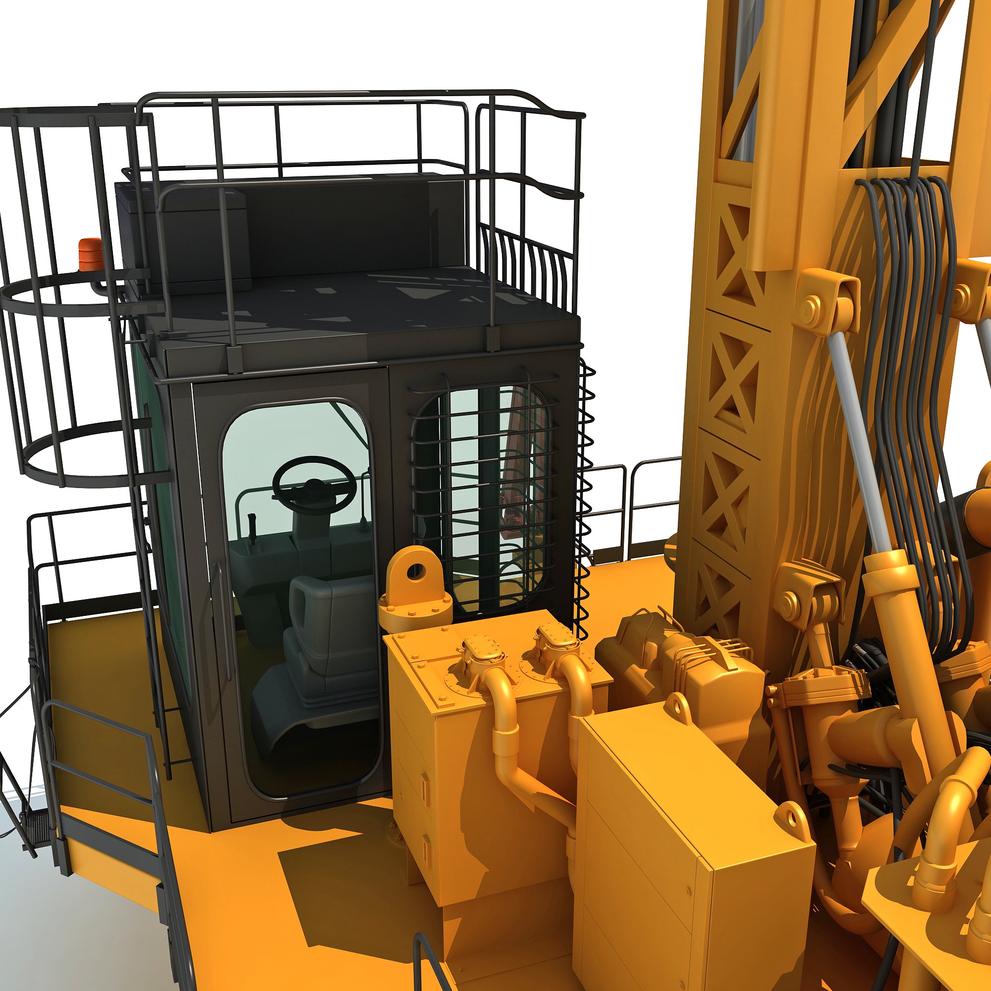 Rotary Drill 3D Model