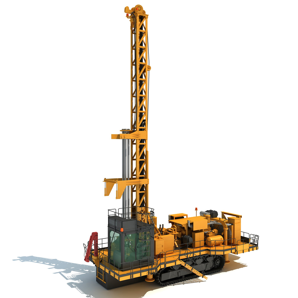 Rotary Drill 3D Model