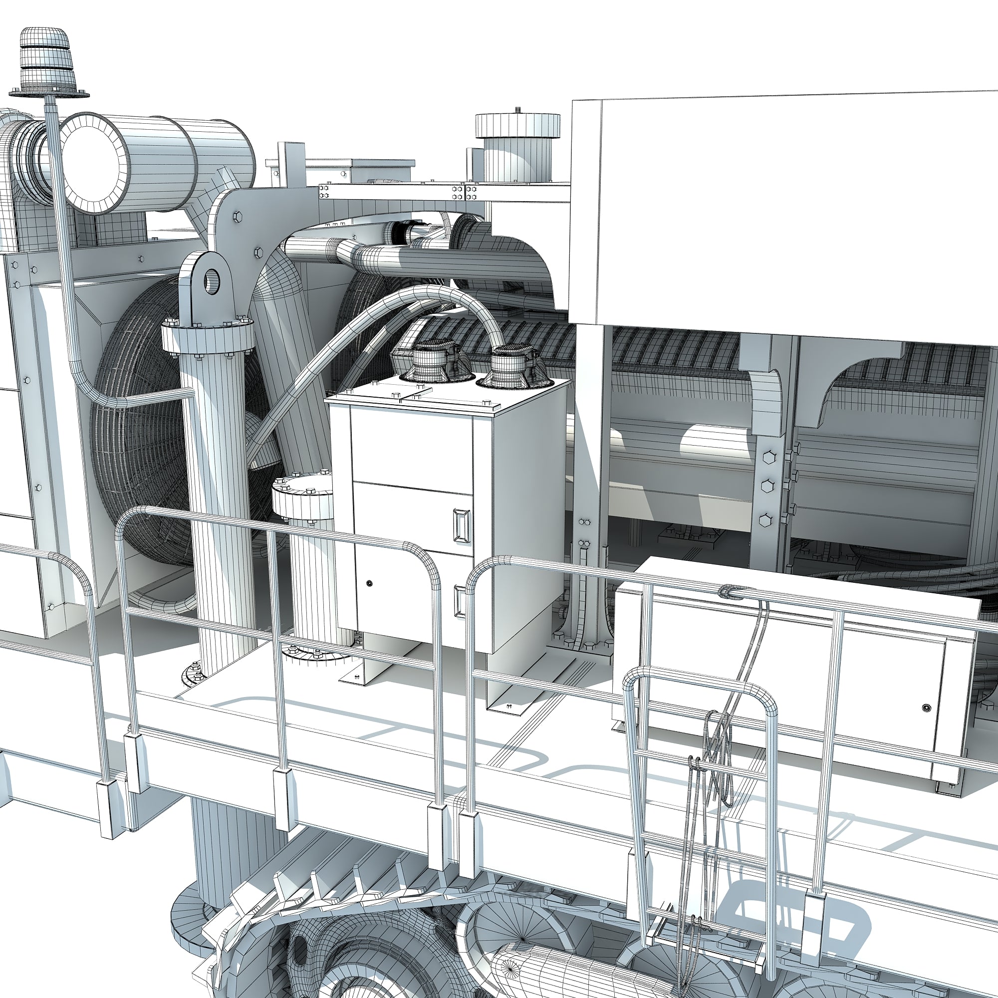 Rotary Drill 3D Model