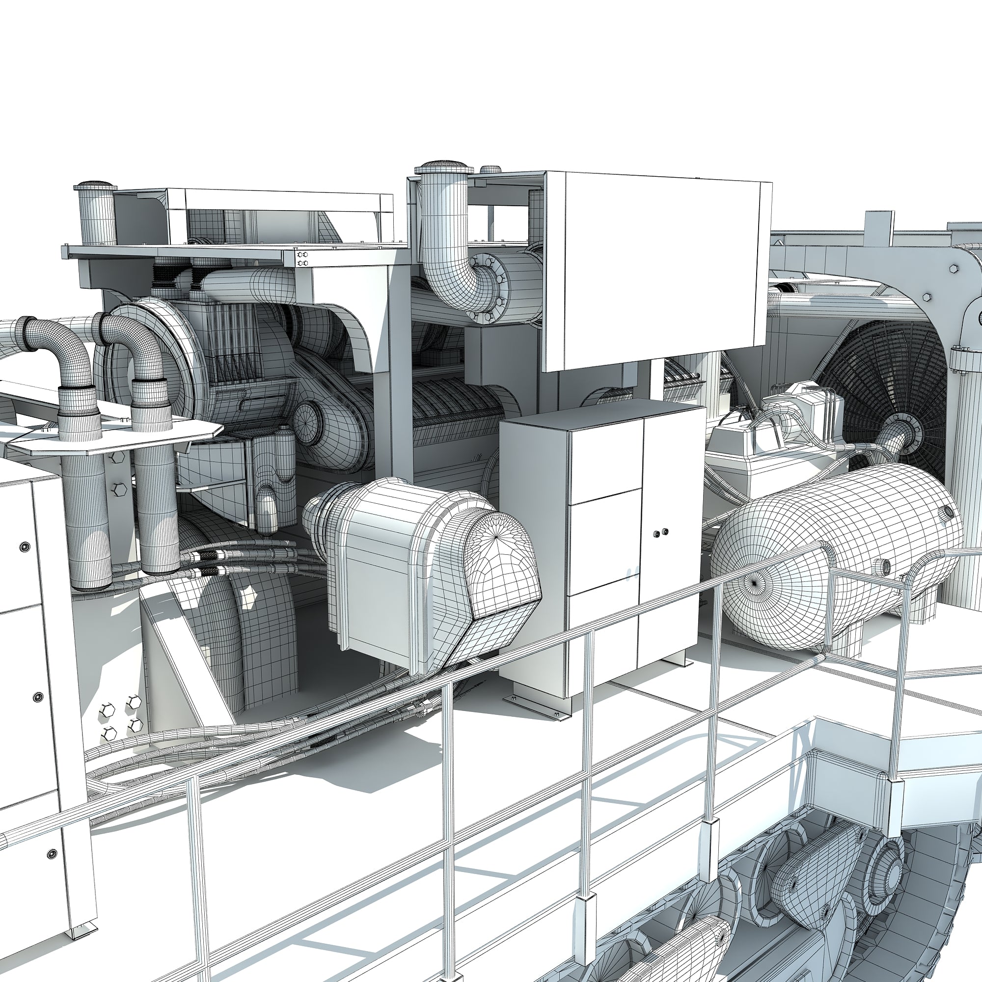 Rotary Drill 3D Model