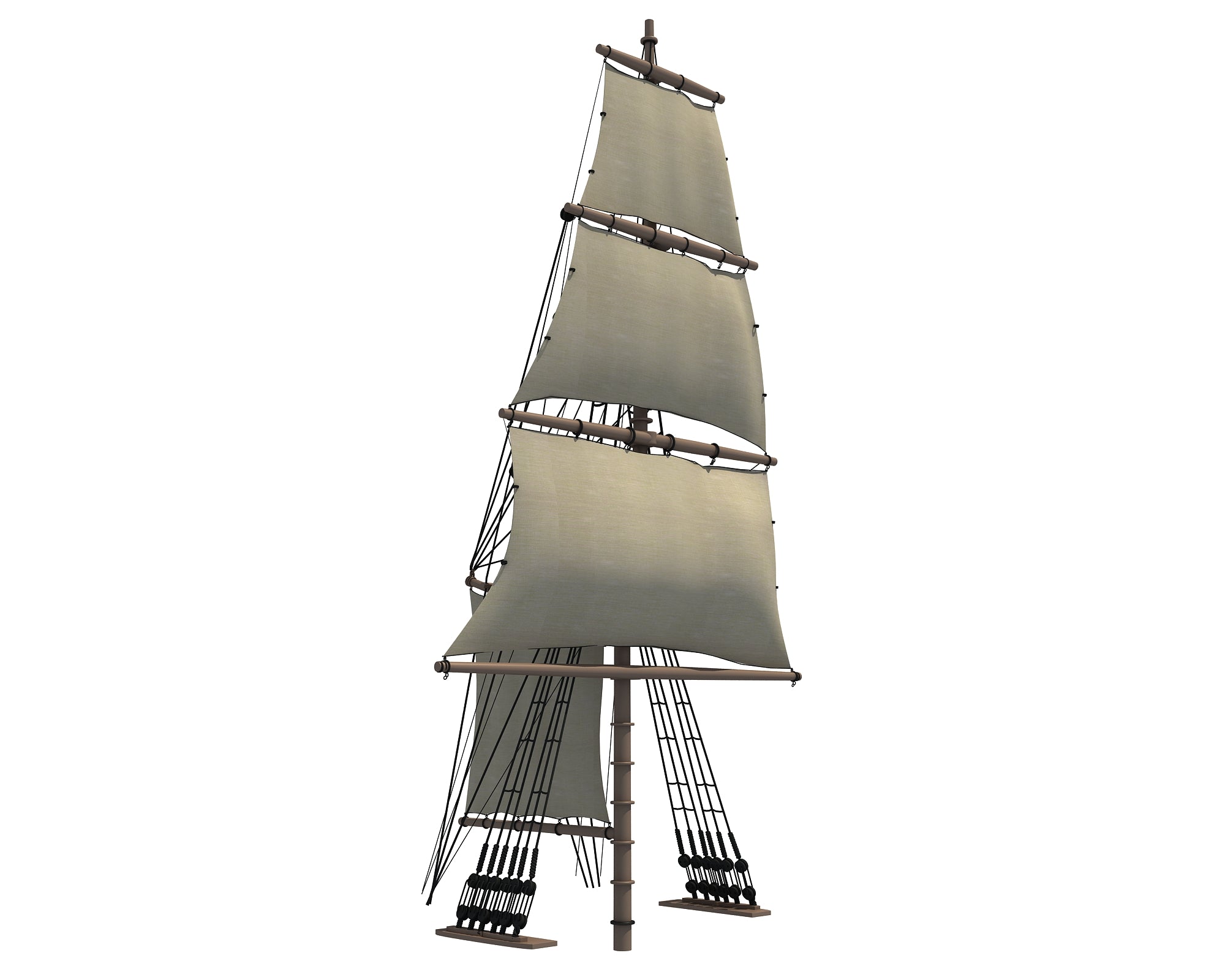 Ship Mast 3D Model