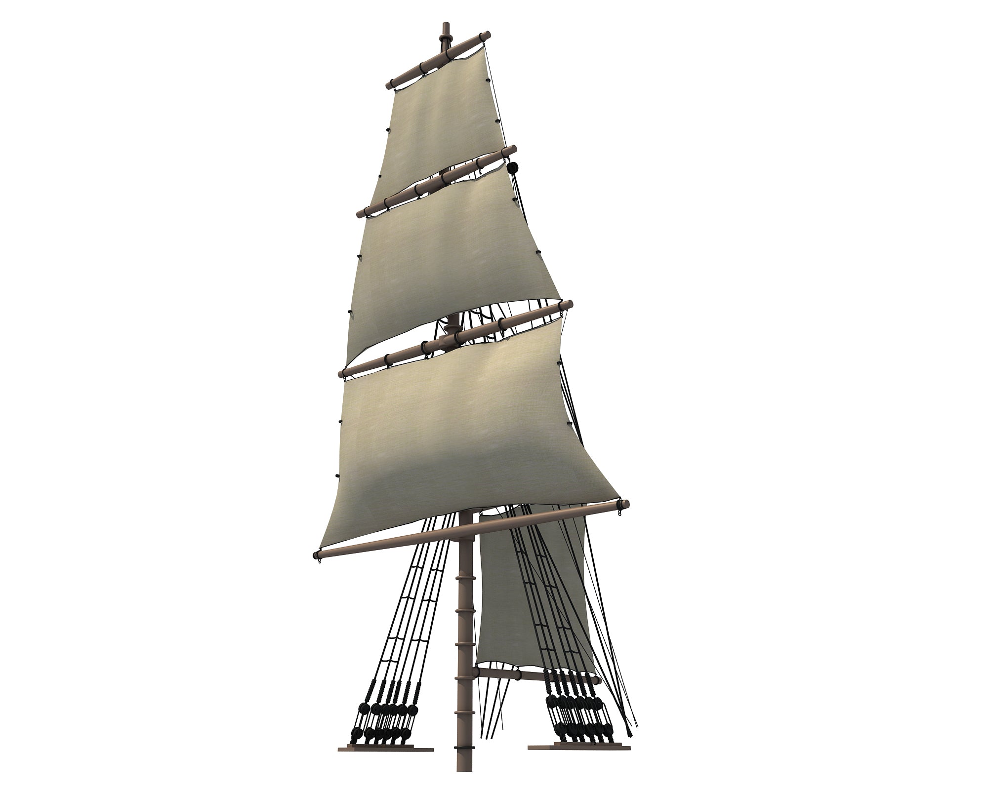 Ship Mast 3D Model