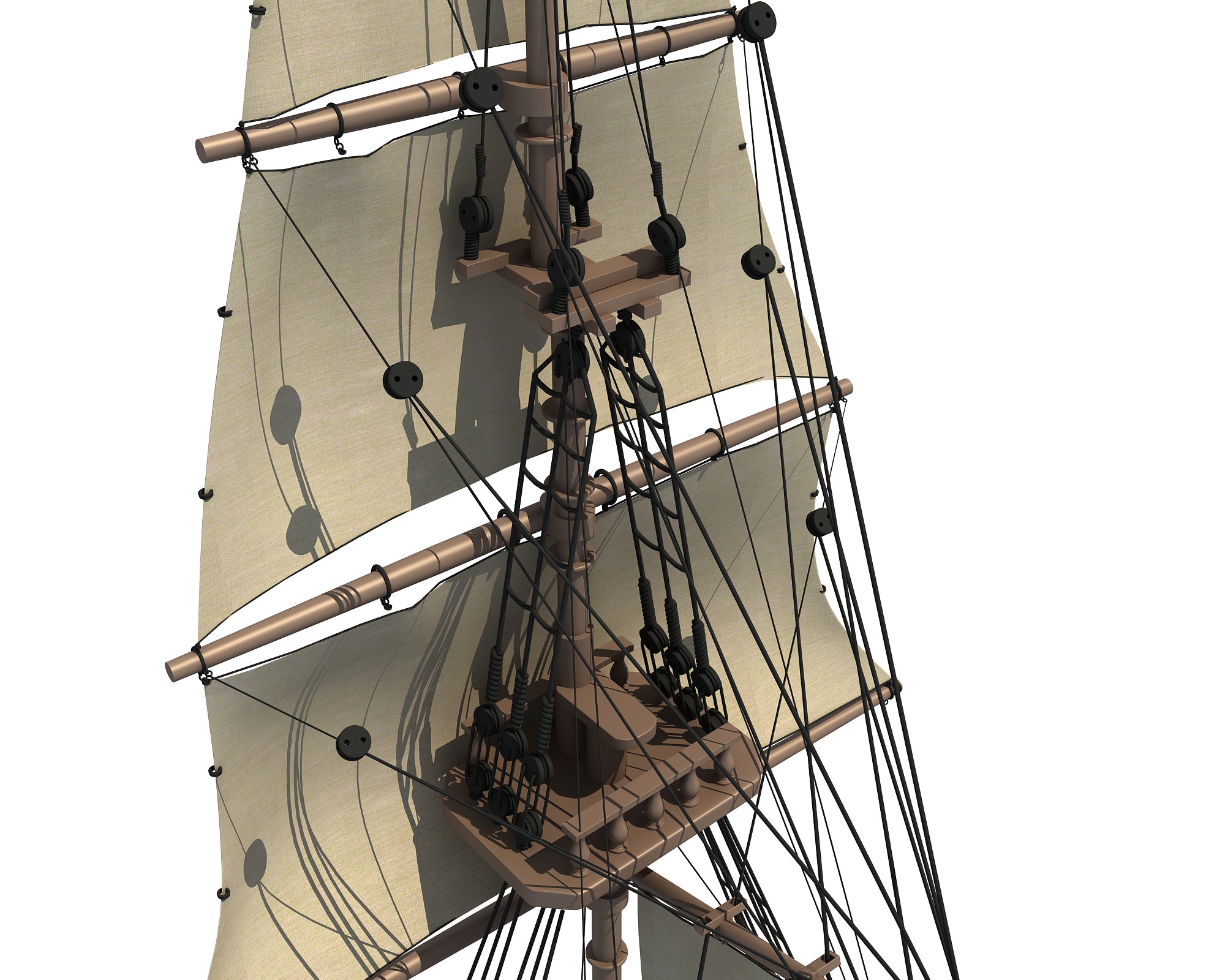 Ship Mast 3D Model