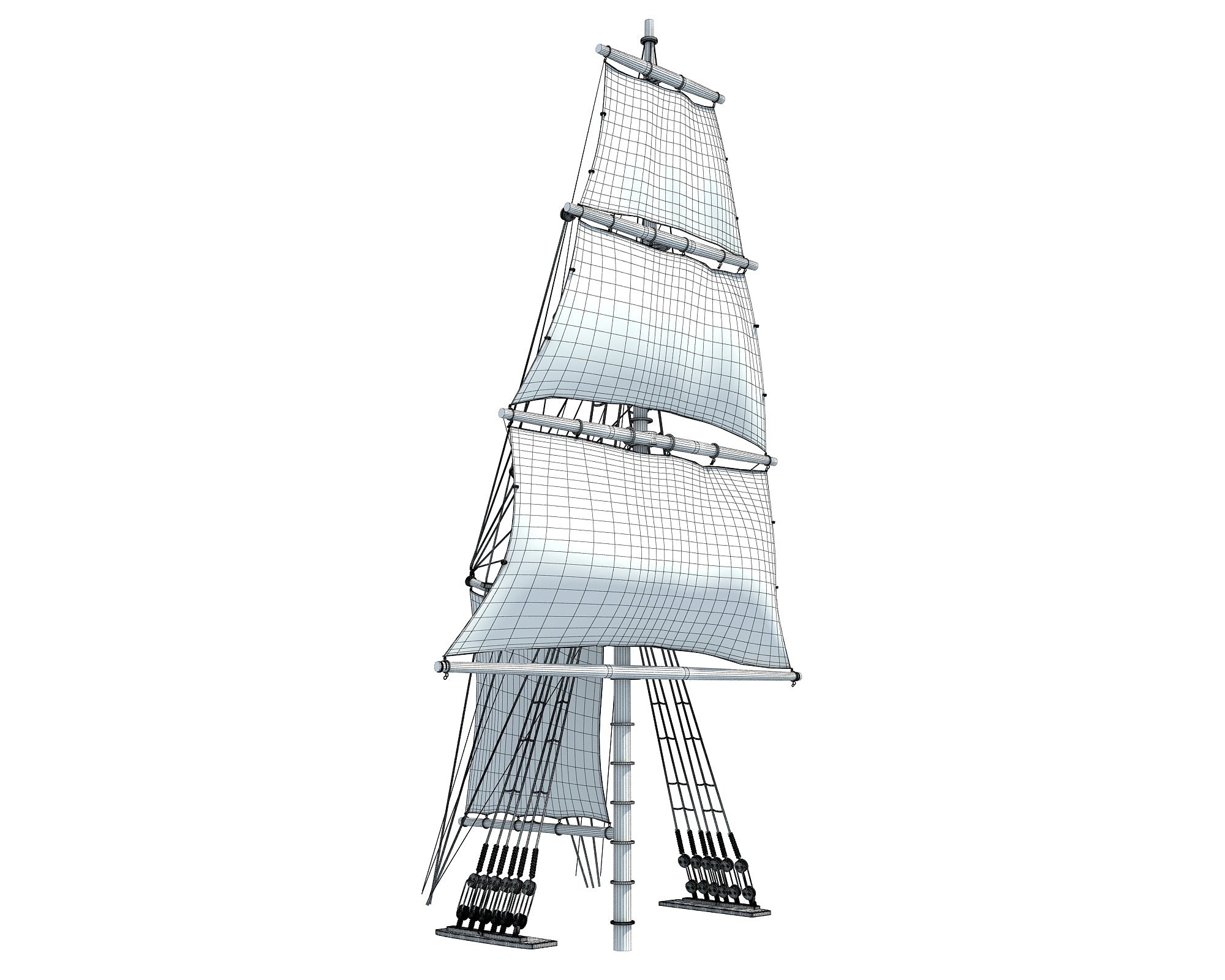 Ship Mast 3D Model