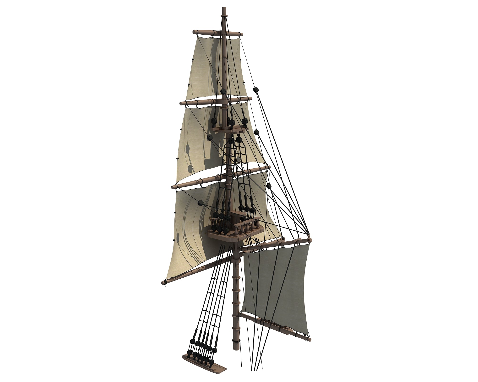 Ship Mast 3D Model
