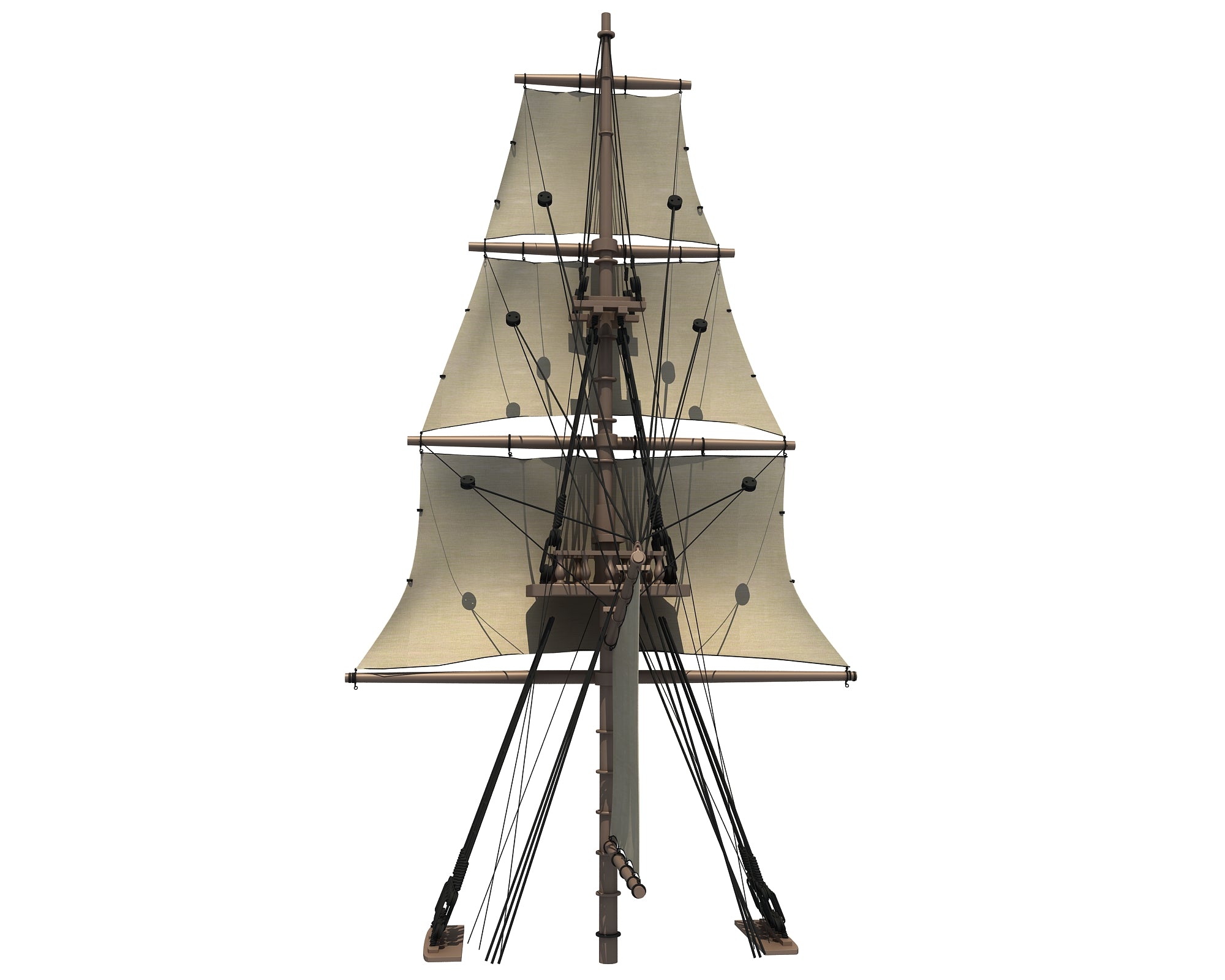 Ship Mast 3D Model