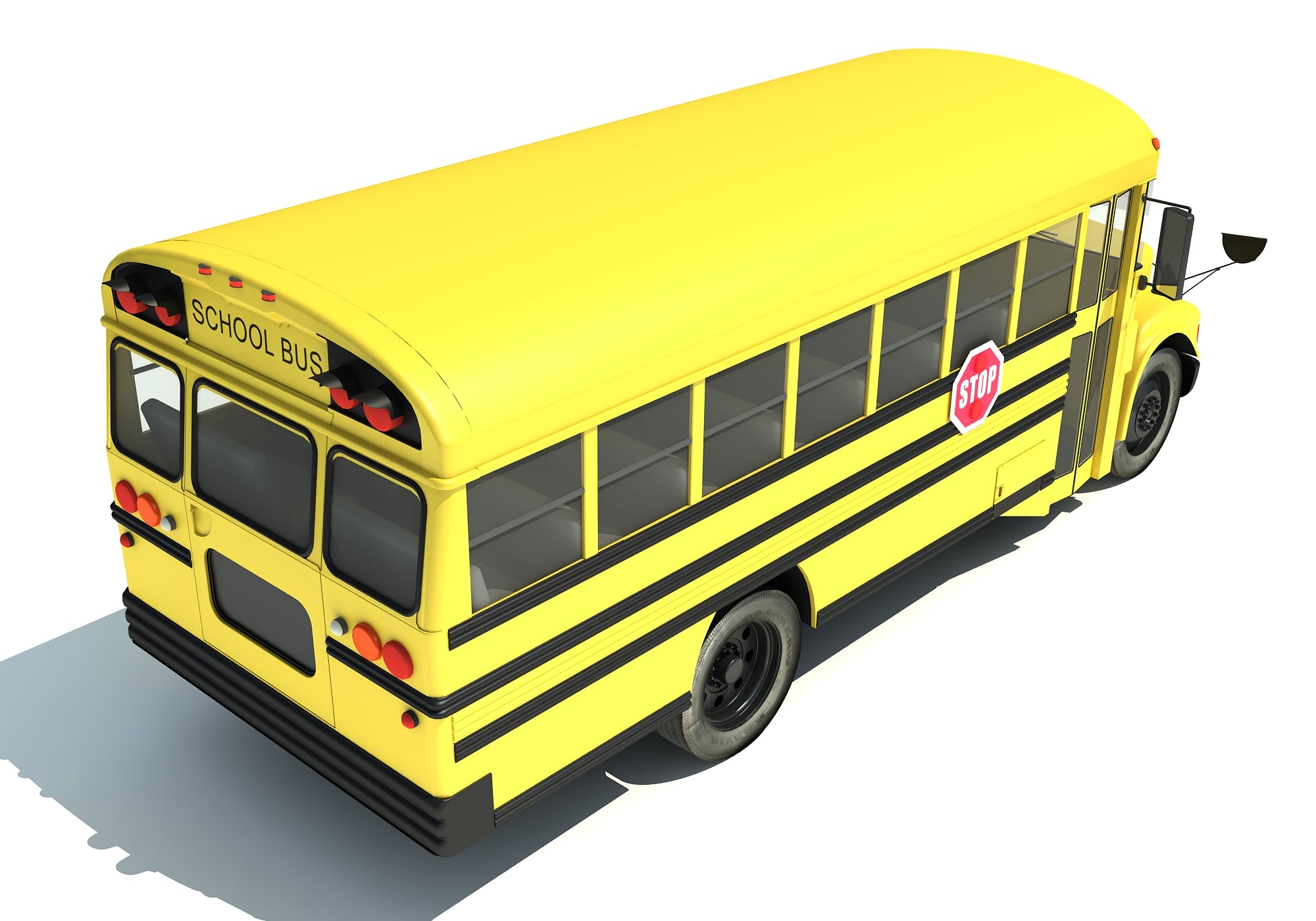 School Bus 3D Model