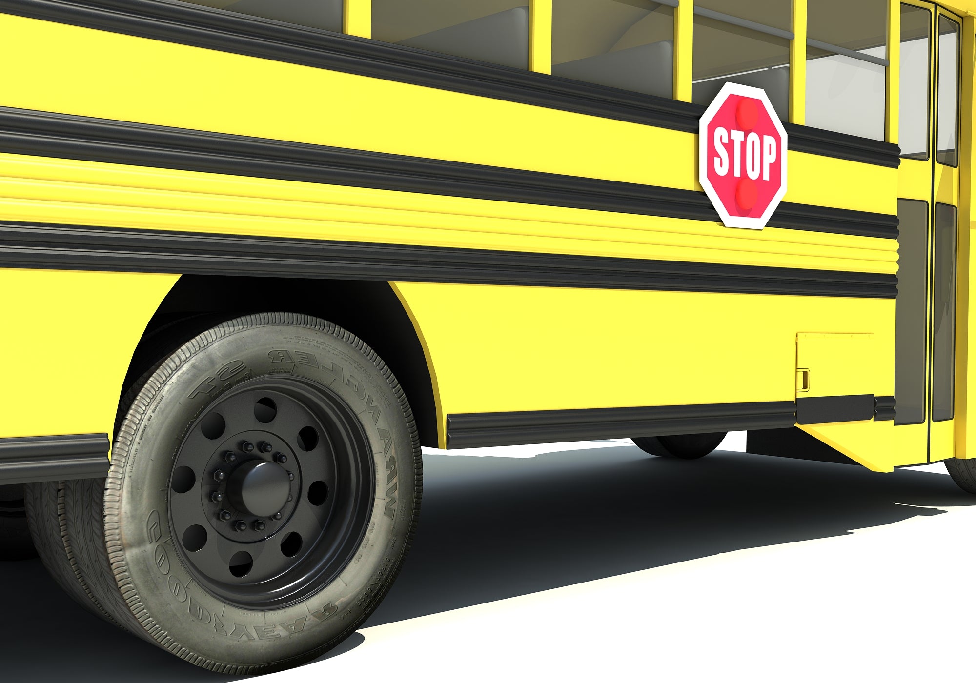 School Bus 3D Model