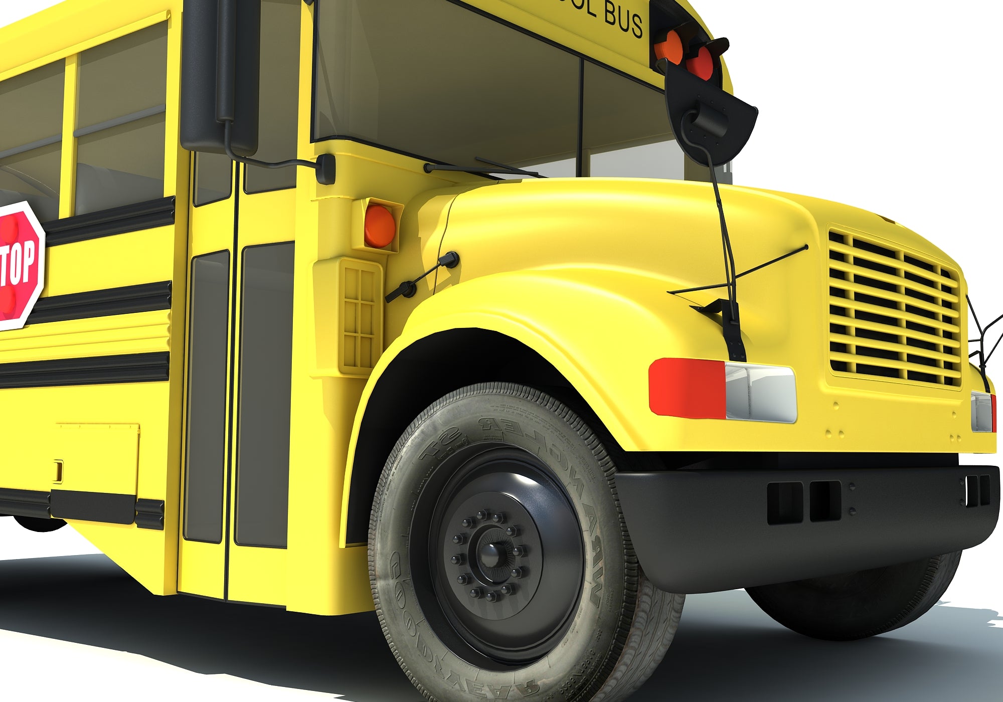 School Bus 3D Model