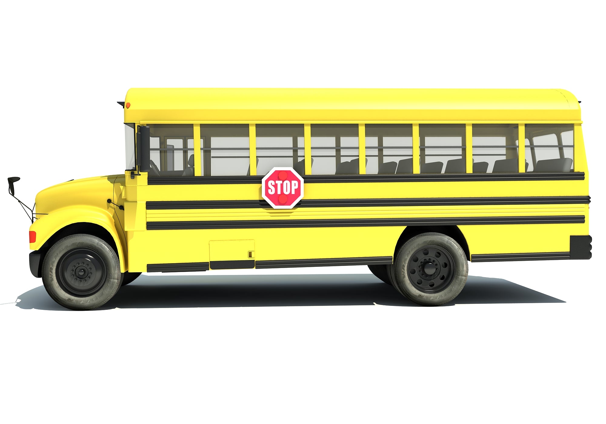 School Bus 3D Model