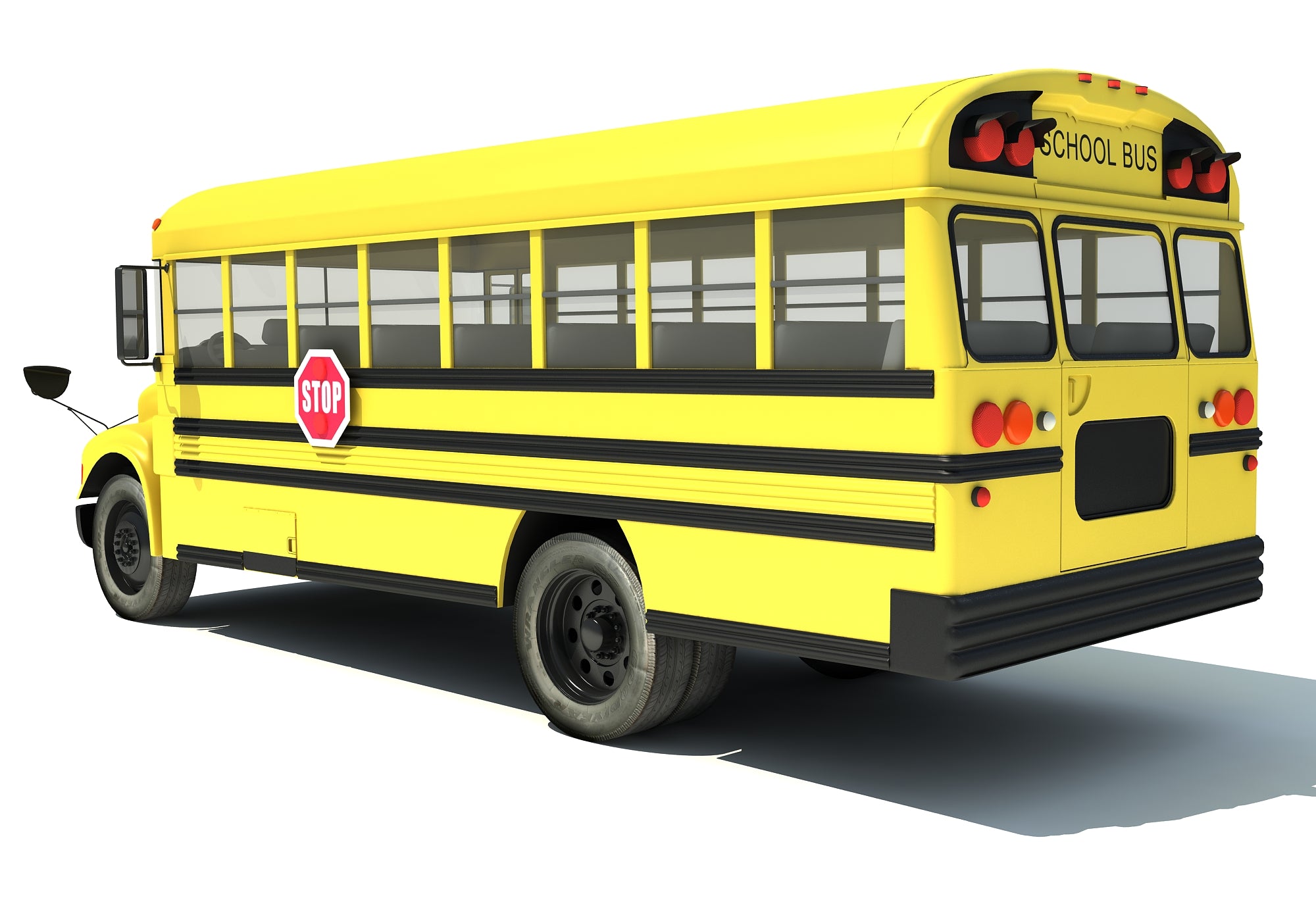 School Bus 3D Model