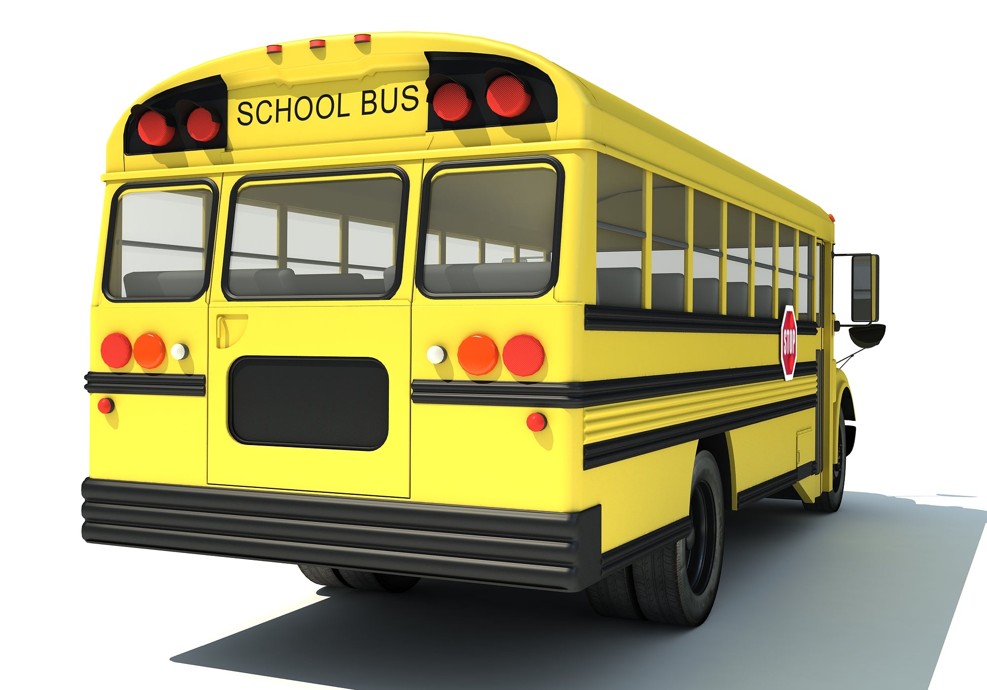 School Bus 3D Model