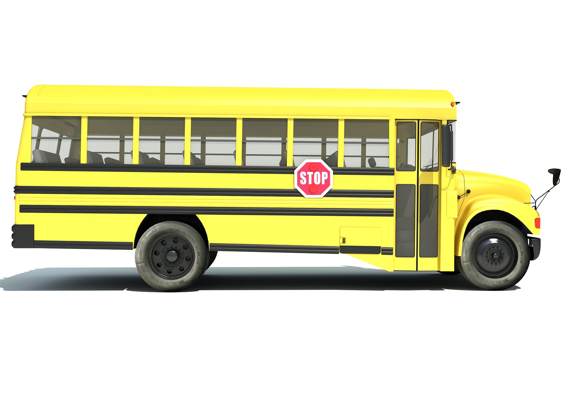 School Bus 3D Model