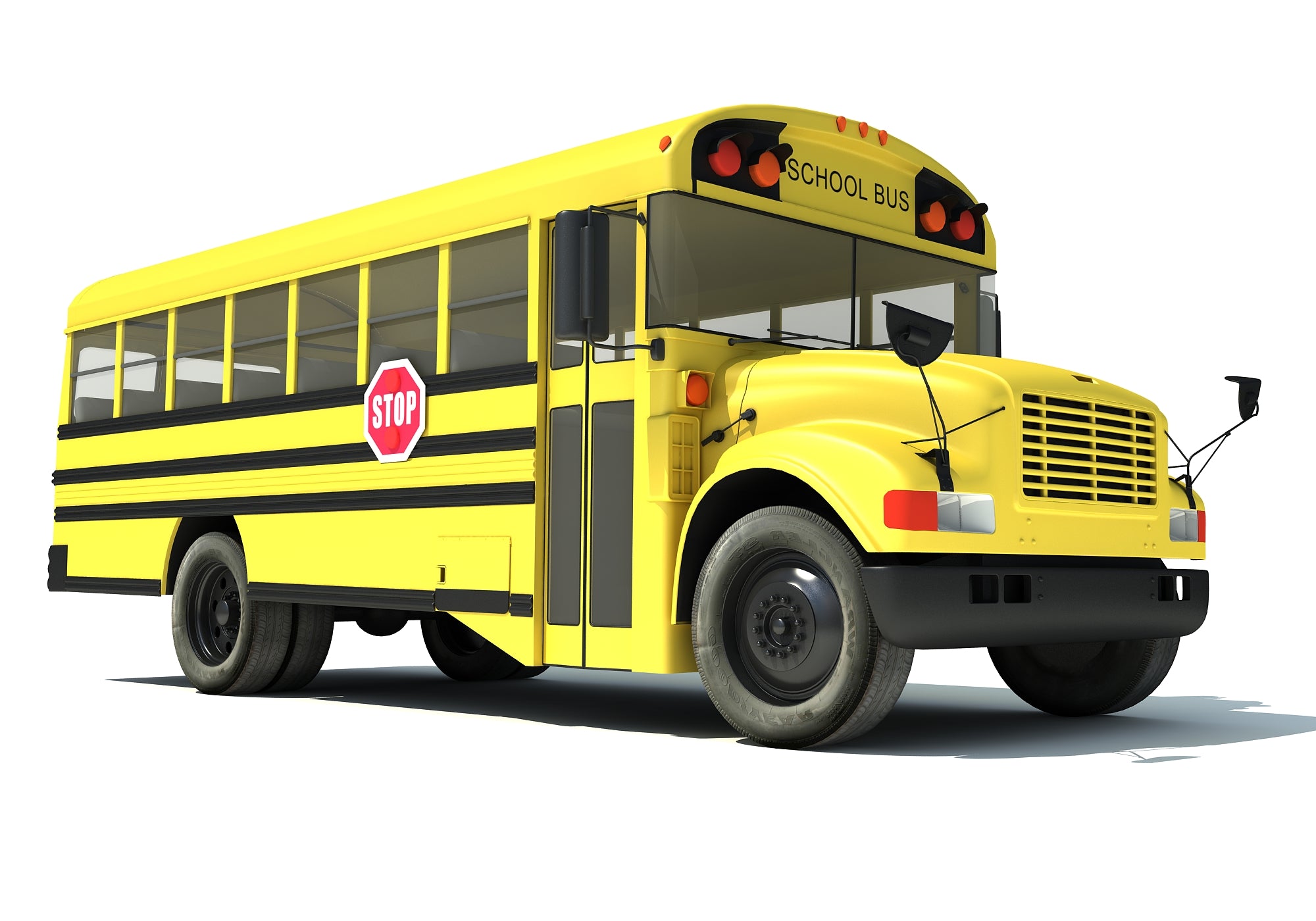 School Bus 3D Model