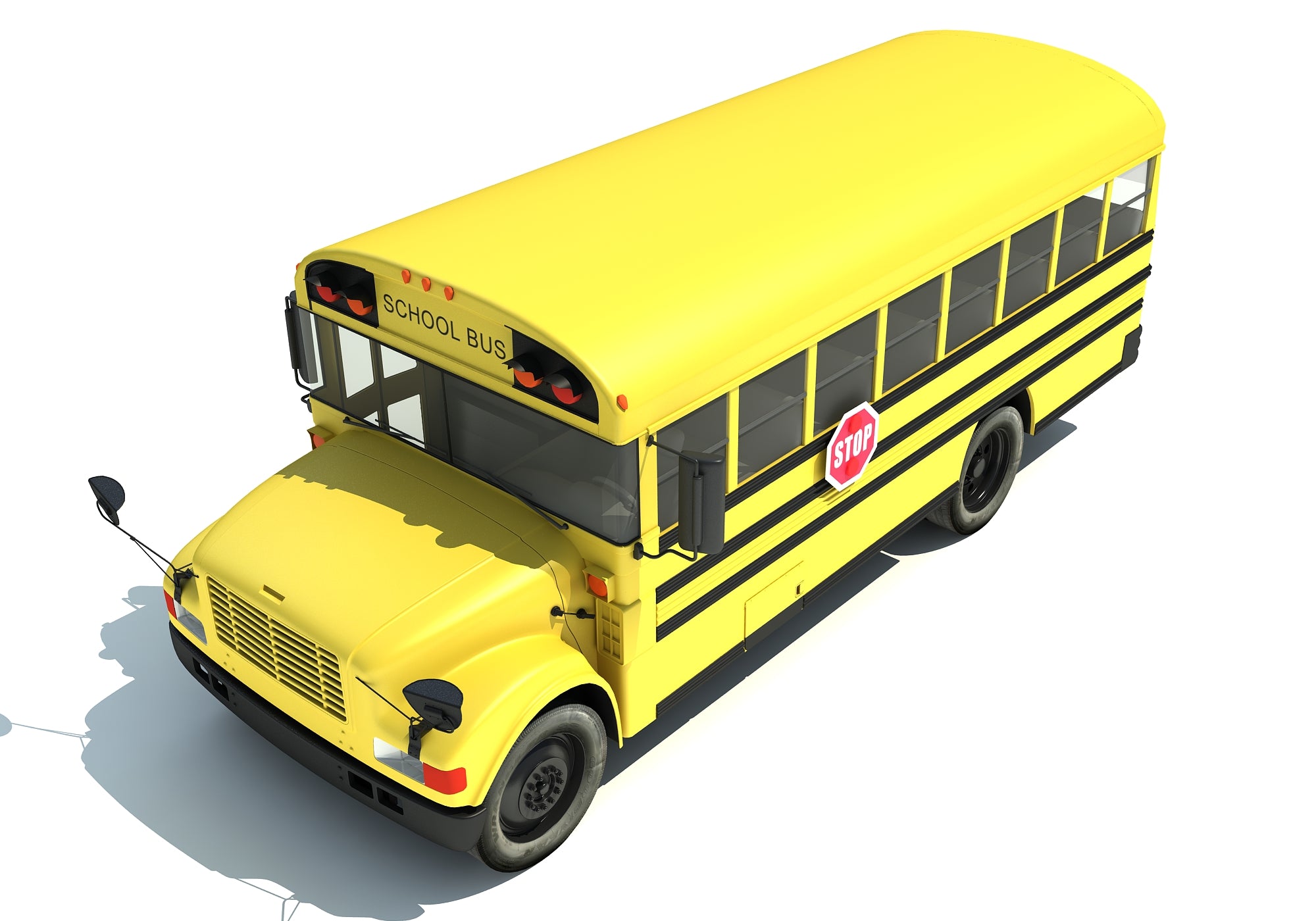 School Bus 3D Model