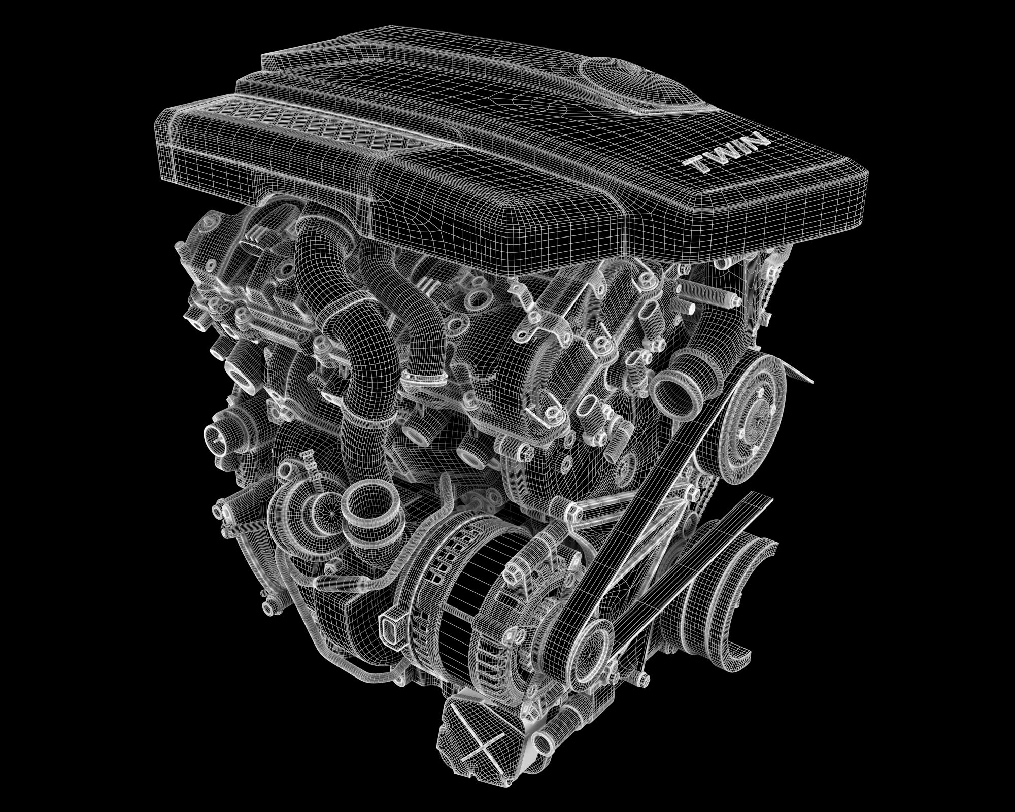 Sectioned Engine 3D Models
