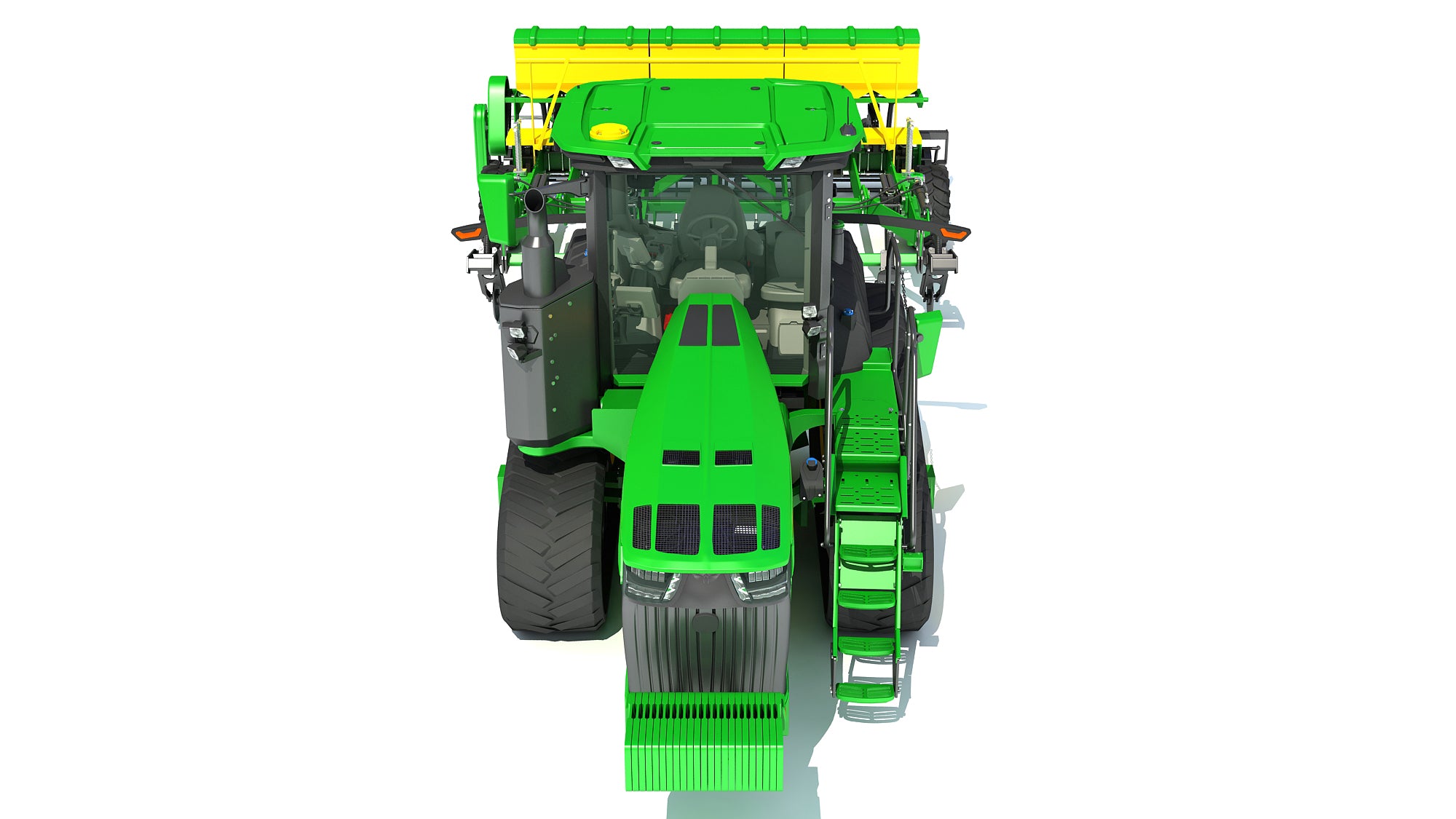 Tractor with Seed Drill