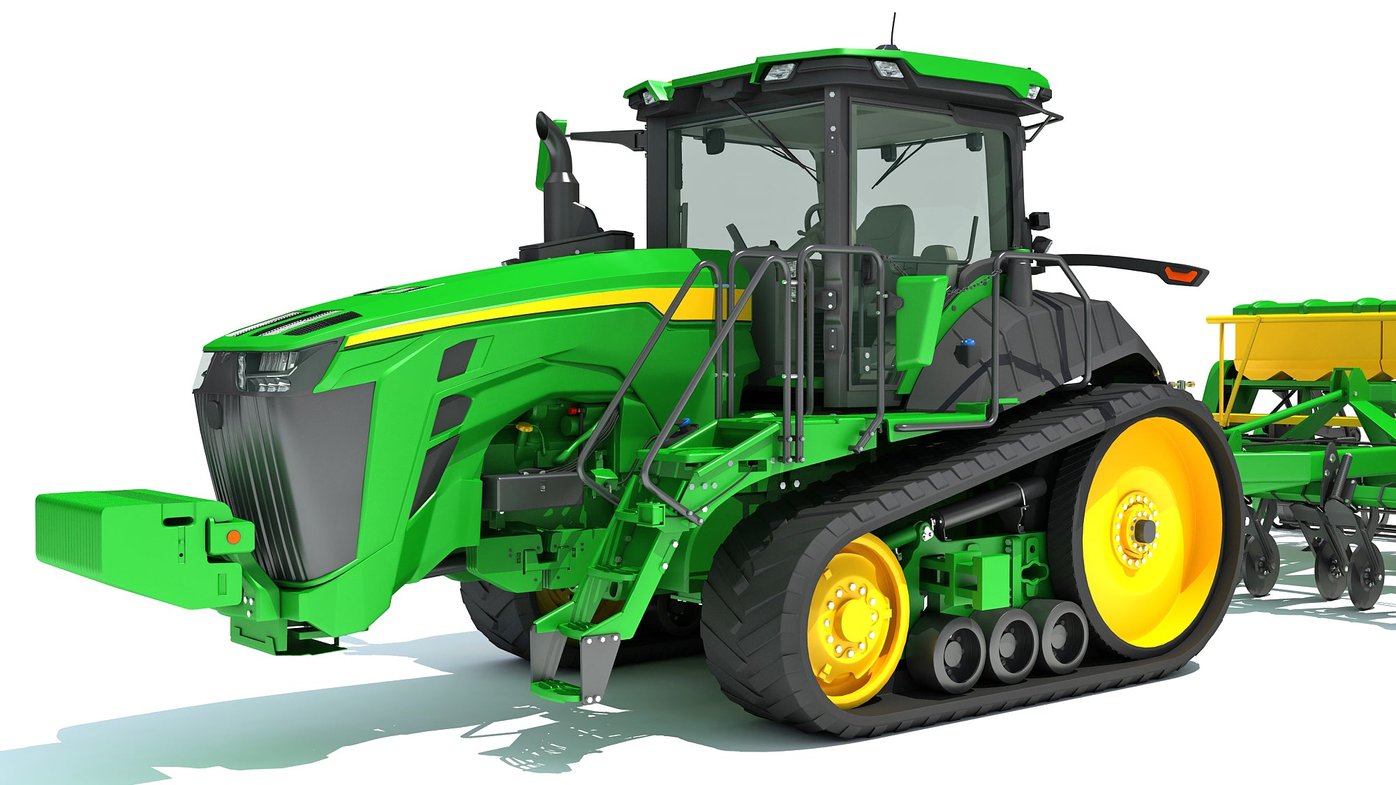 Tractor with Seed Drill